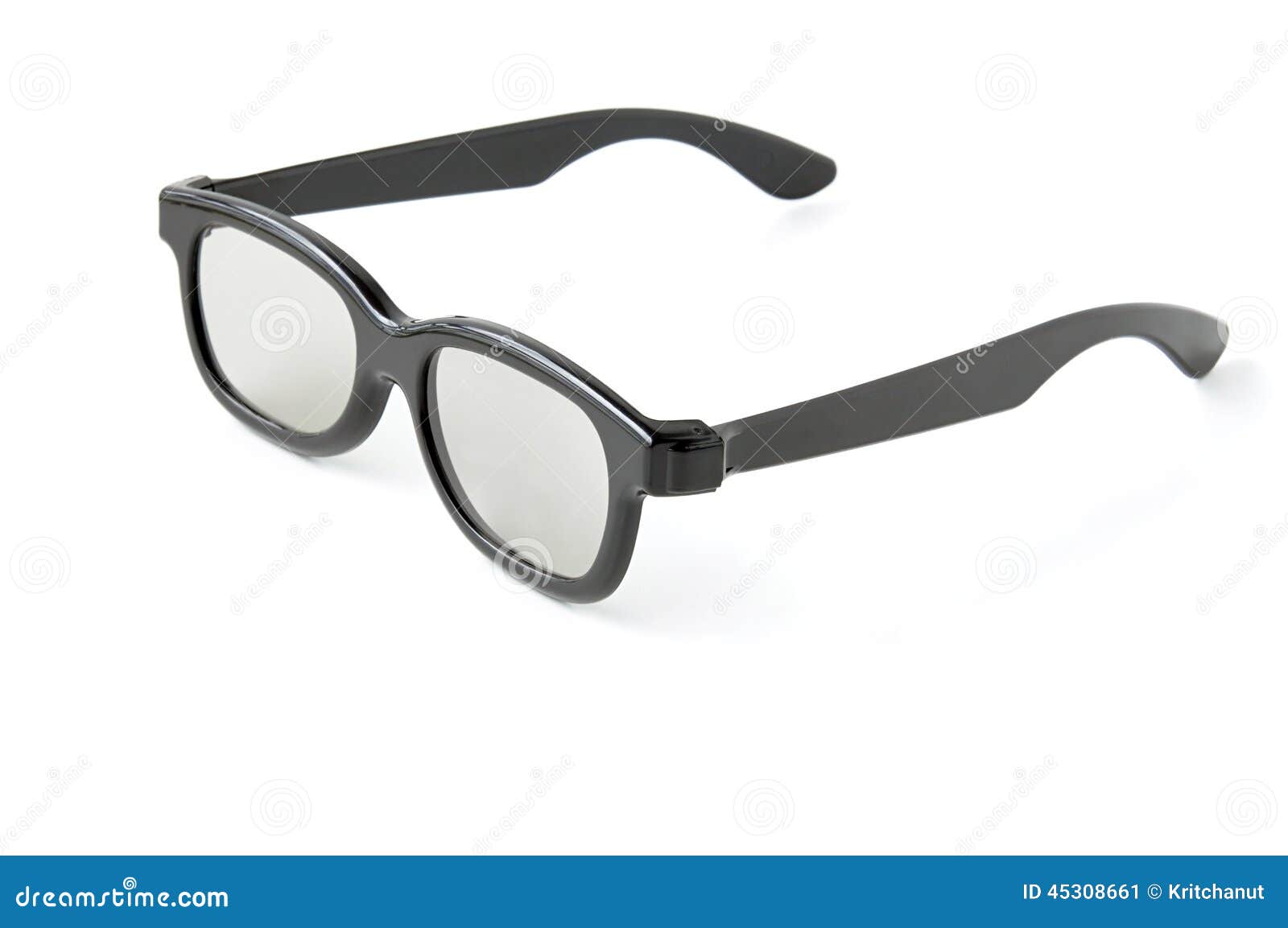 Eye Glasses (3D Cinema Glasses) Stock Image - Image of spectacles ...