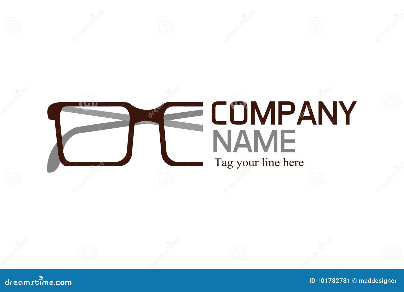 Eye Glasses logo stock vector. Illustration of construction 101782781