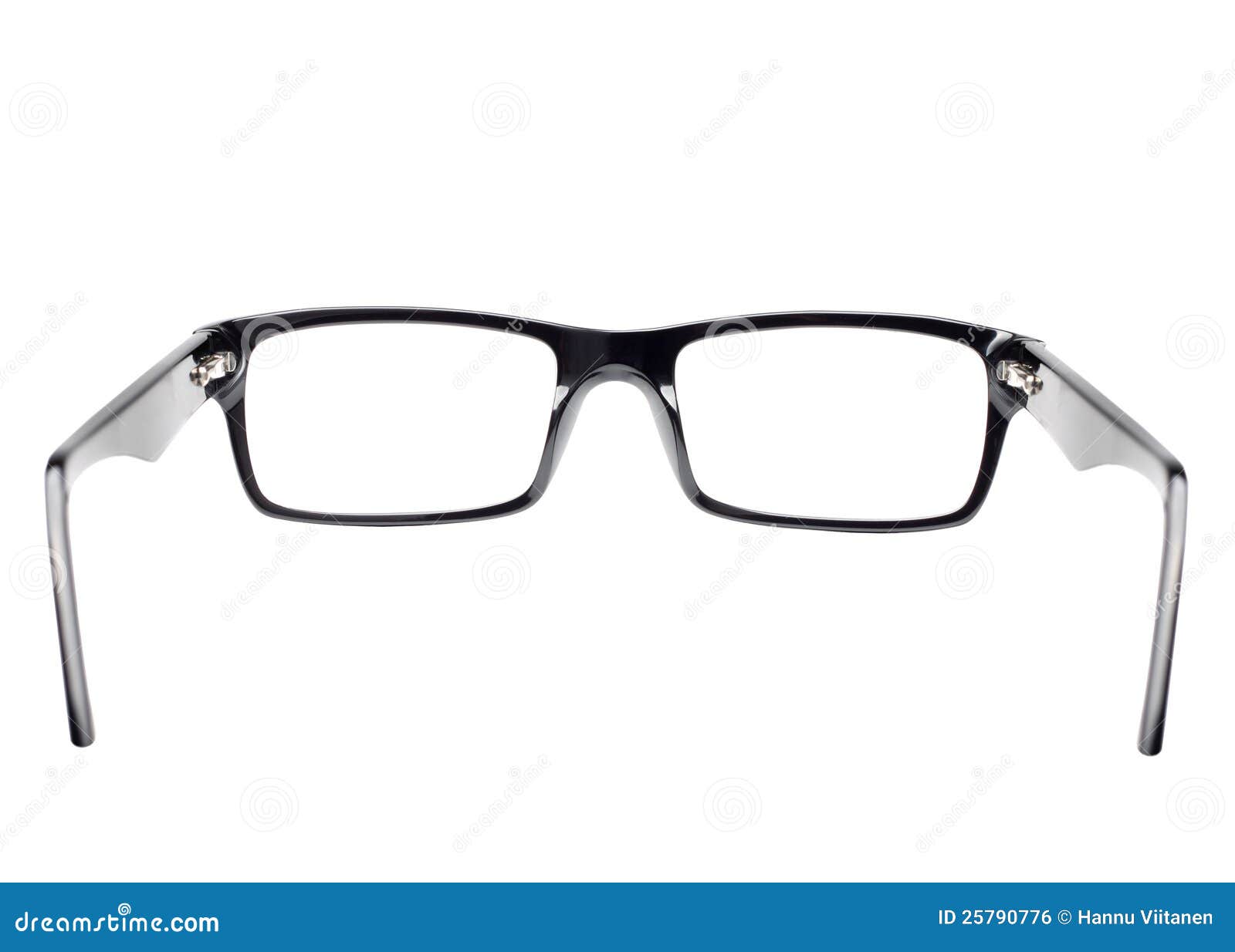 Eye Glasses Seen from Back View Stock Photo - Image of fashion, optical ...