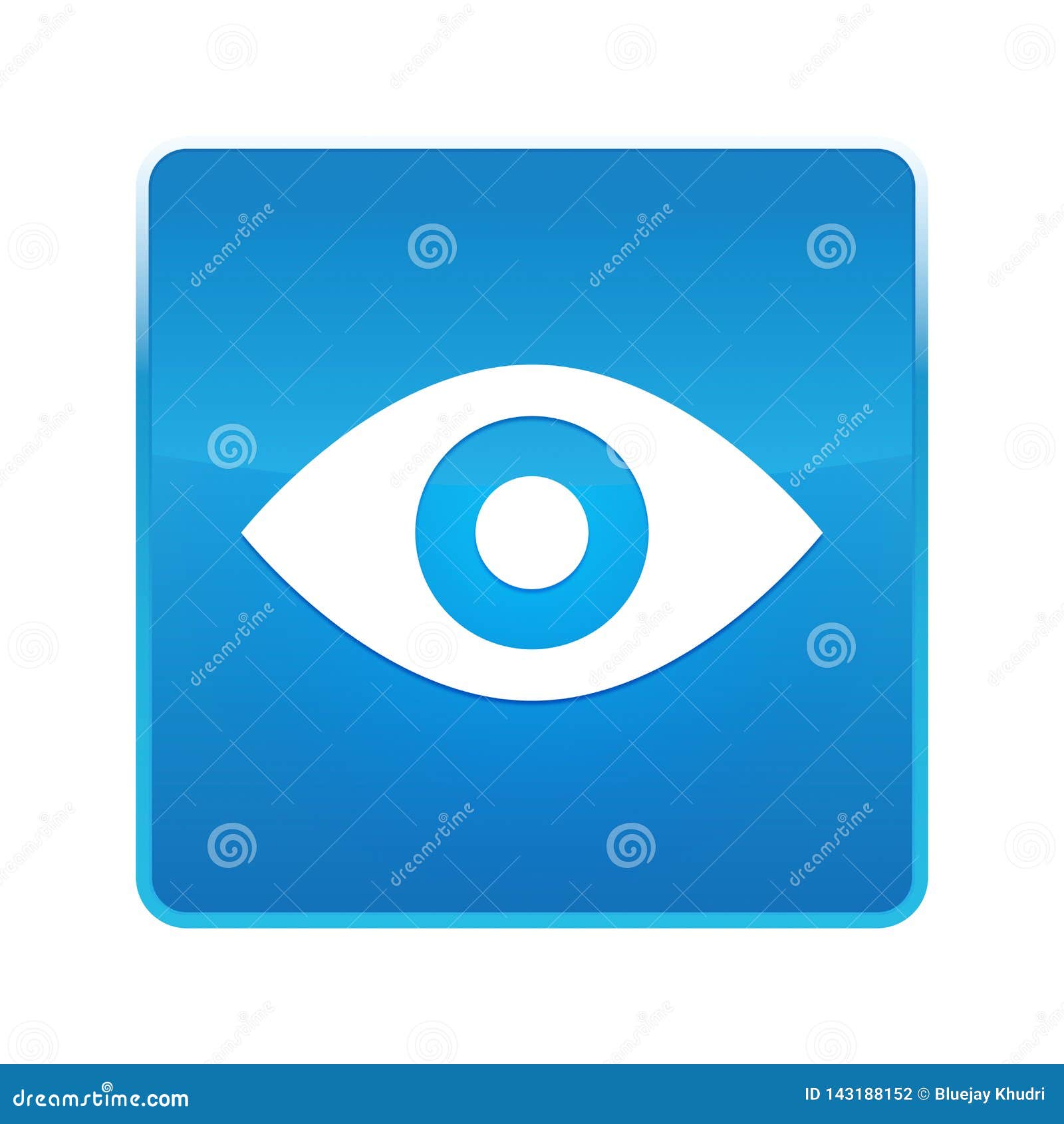 blue view button icon