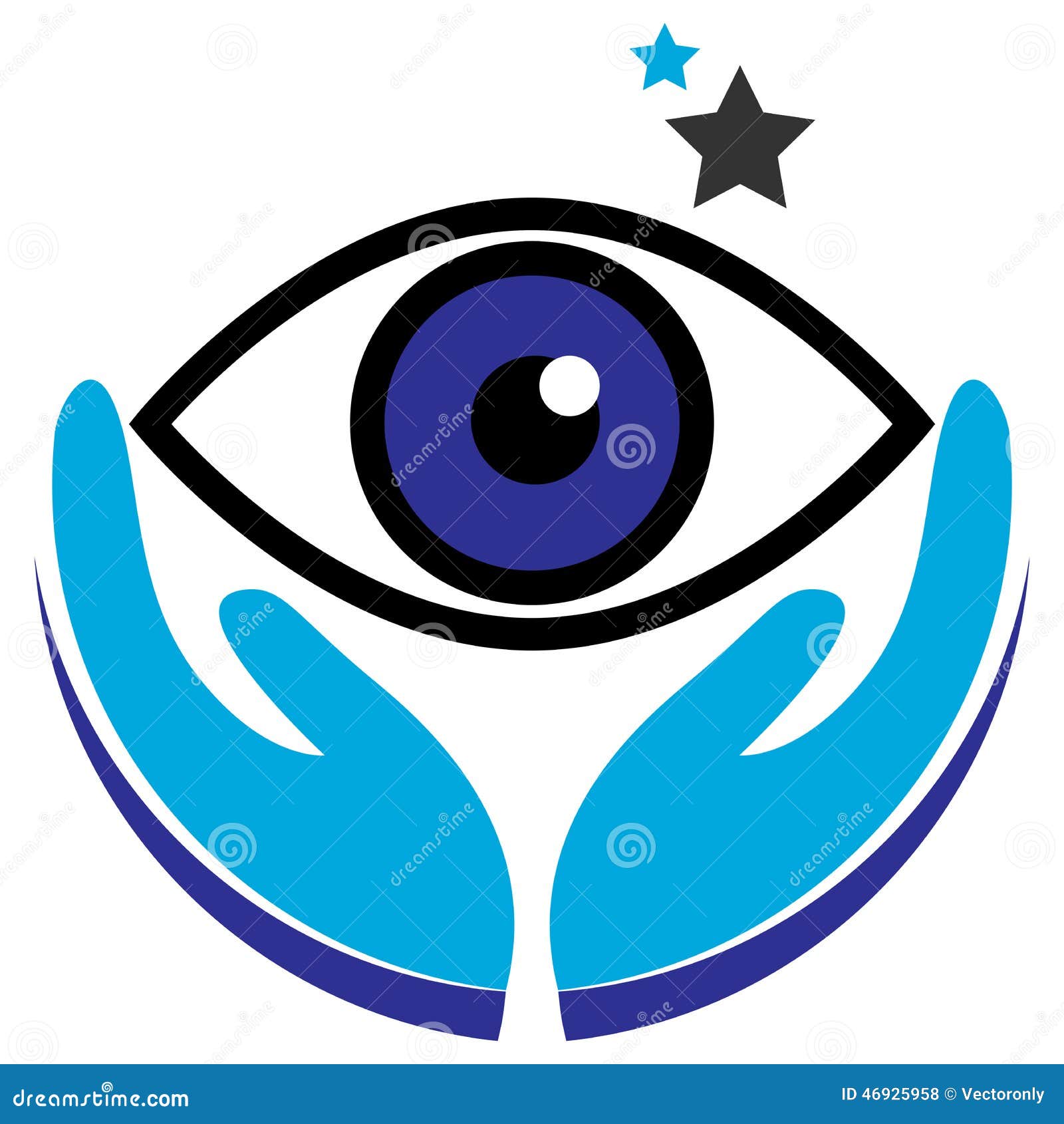 Eye logo stock vector. Illustration of isolated, look 46925958