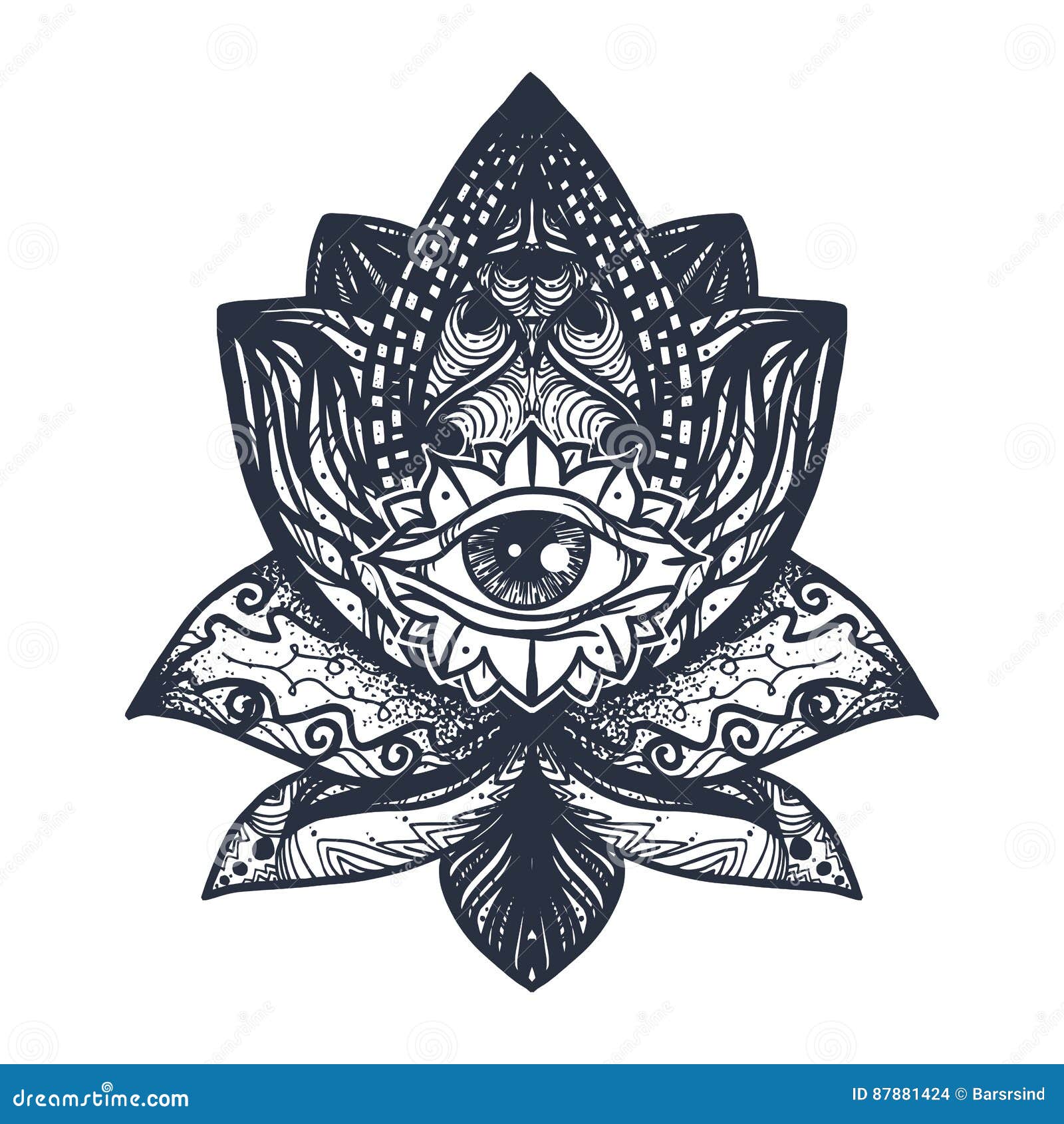 Lotus diamant aux couleurs des chakras tattoo  Geometric tattoo Tattoos  Triangle tattoo