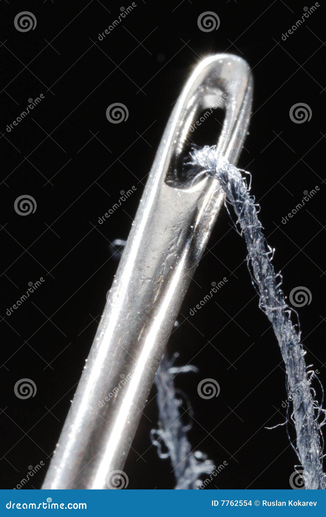 The eye of a needle. stock photo. Image of iron, dust 7762554