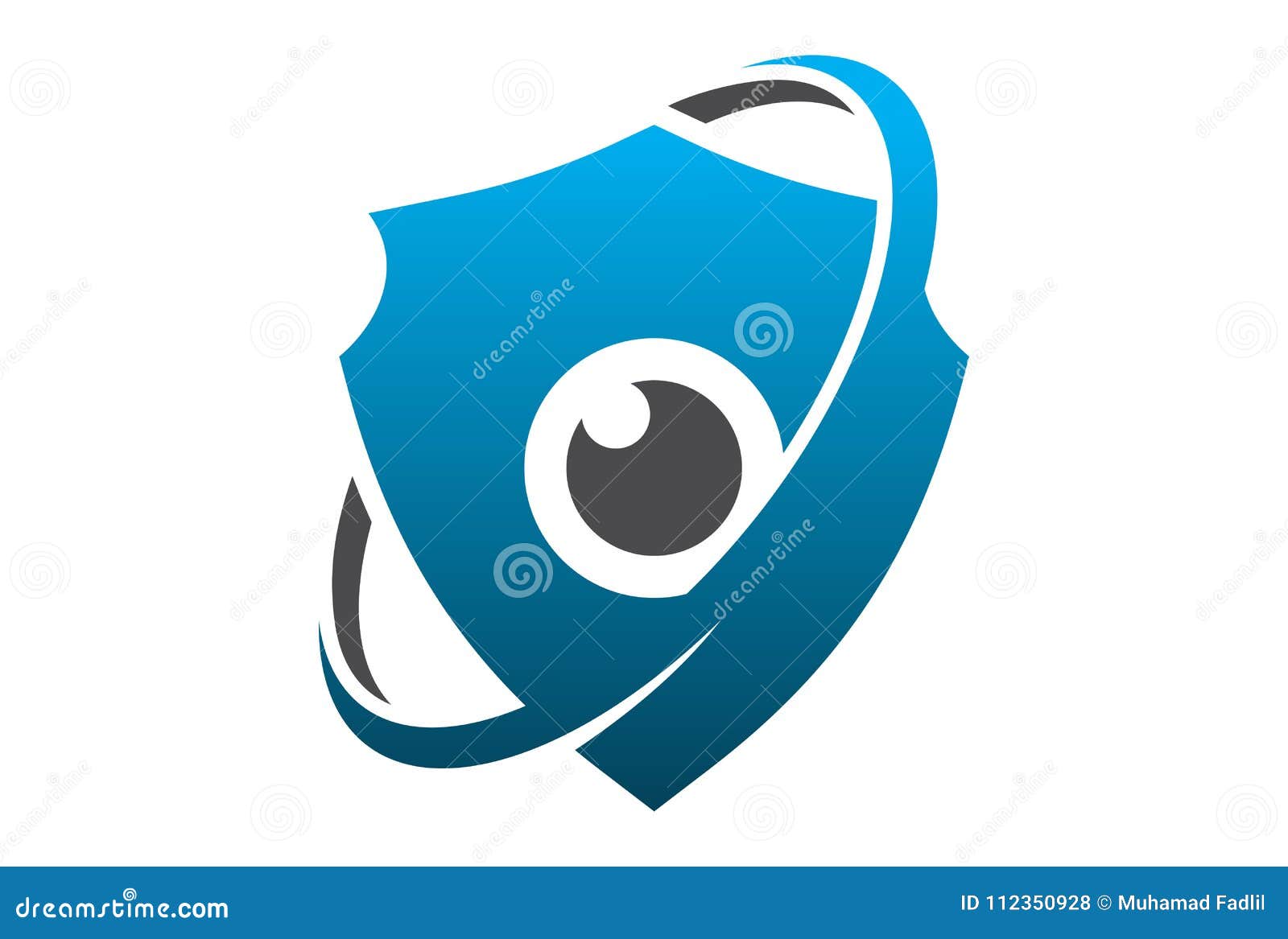 Eye Protection Guard Shield Logo Stock Vector Illustration of defense