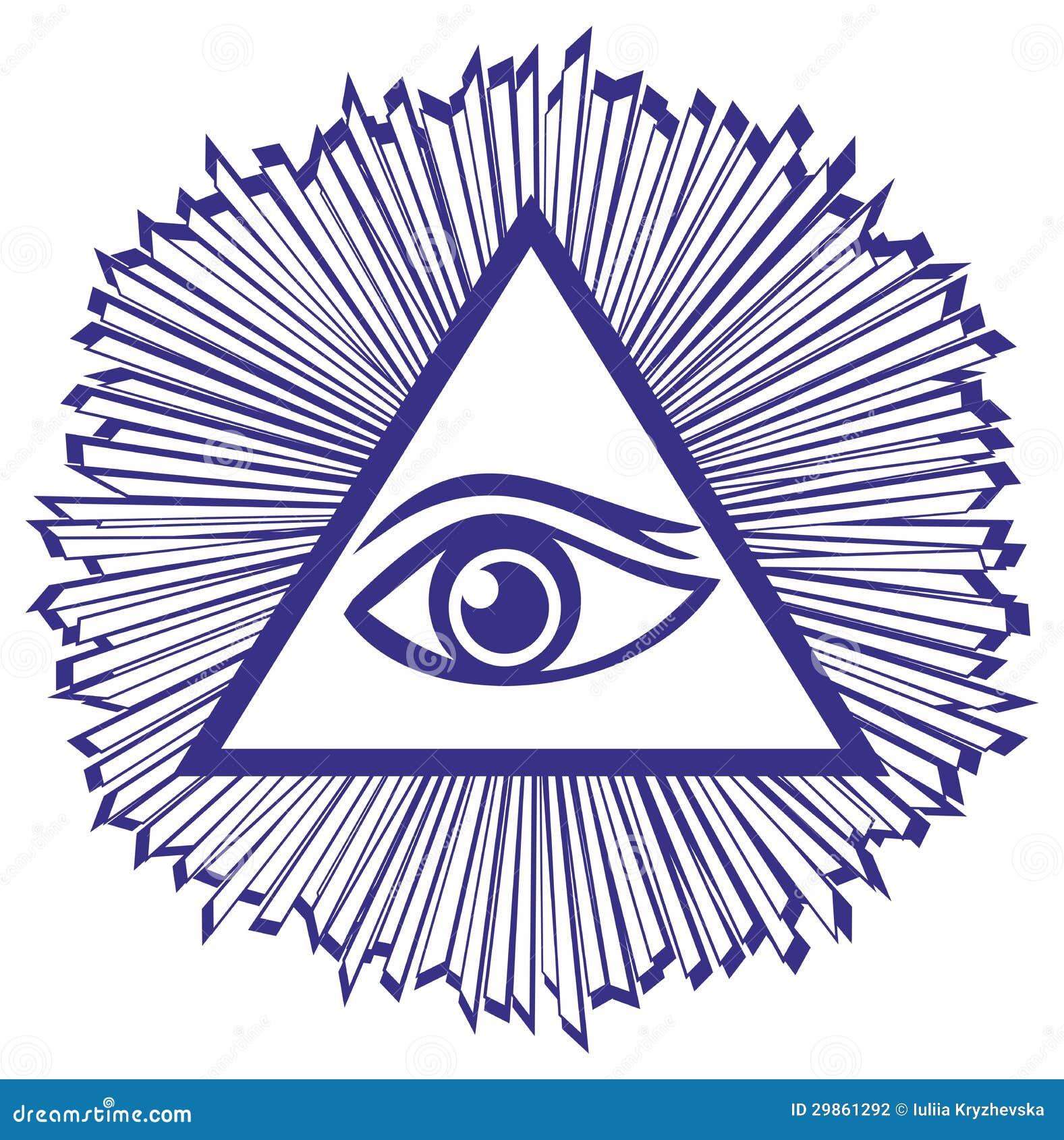 eye of providence or all seeing eye of god - famou