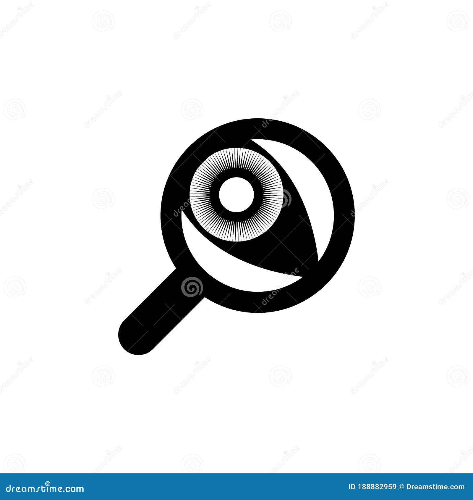 Eye Retina Icon. Element of Detective Icon for Mobile Concept and Web ...