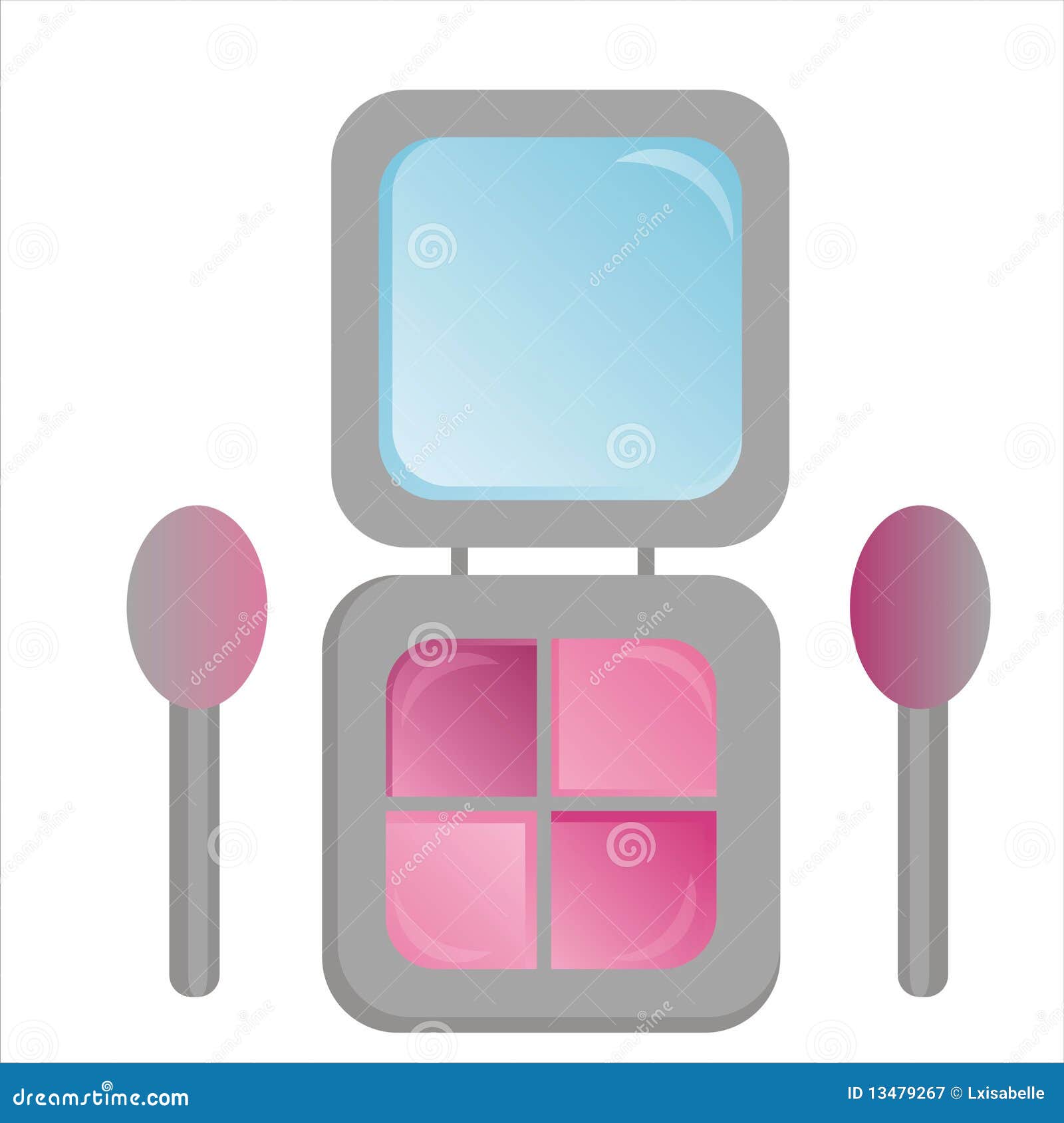 Eye shadow stock vector. Illustration of care, cosmetics 13479267