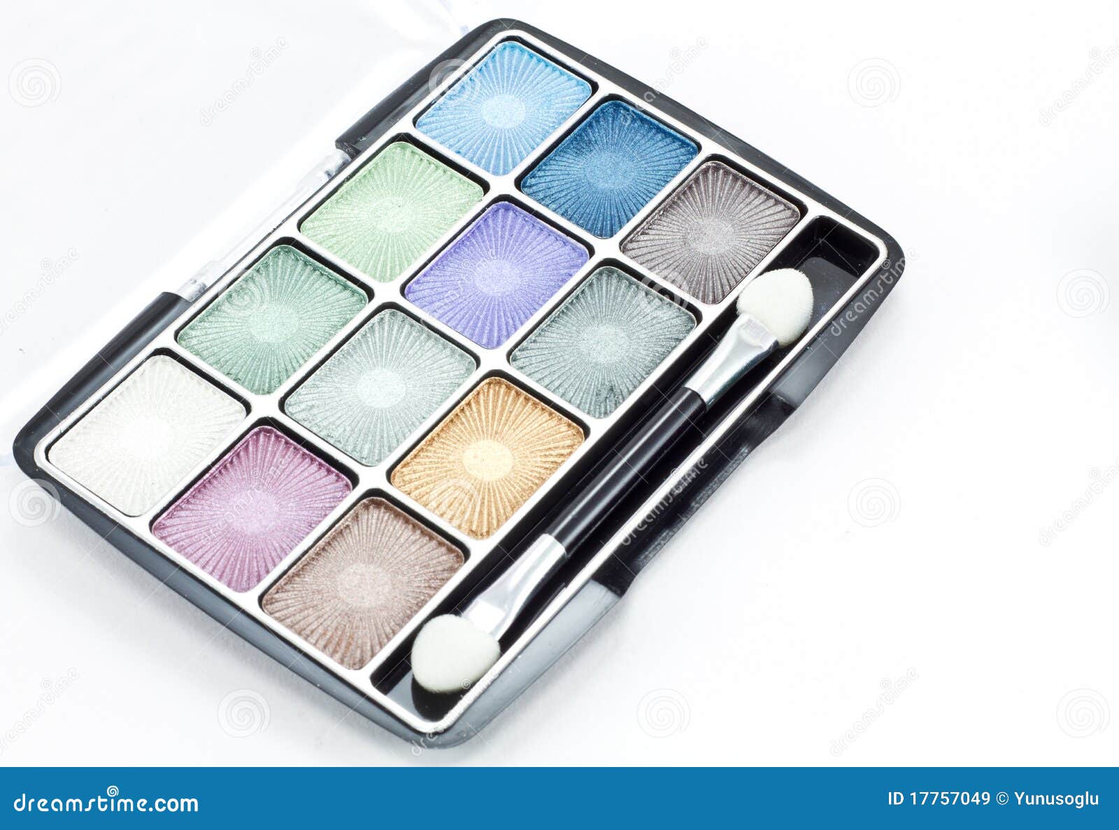 Eye shadow kit stock image. Image of color, beauty, item 17757049