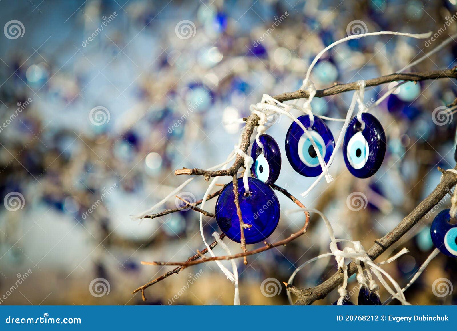 Eye-shaped Amulets To Protect Against The Evil Eye Stock  