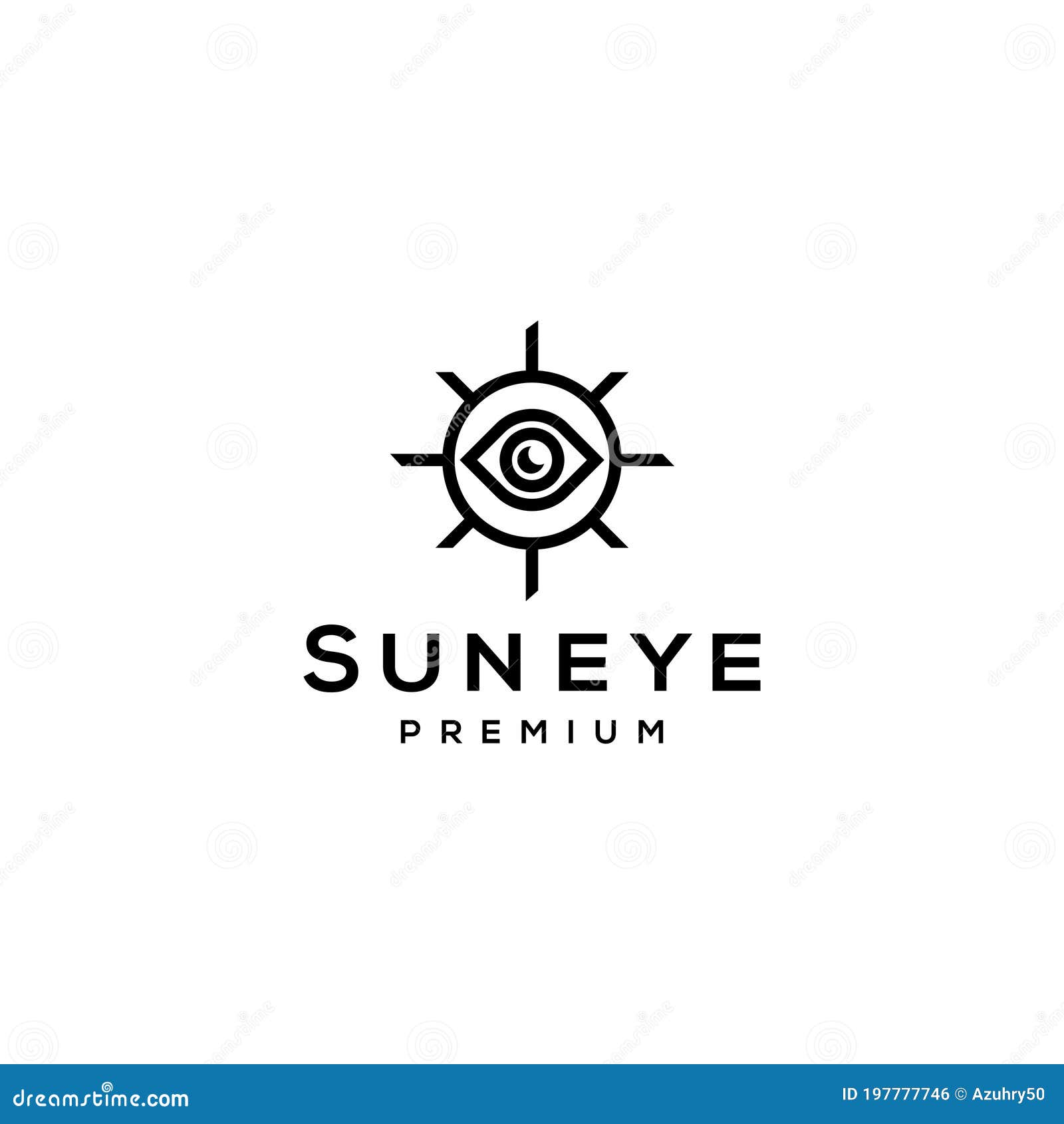 Download Eye And Sun Logo Sunset Sunrise With Beach Ocean Sea Water Logo Icon Vector In Trendy Line Linear Outline Logo Vector Fo Stock Vector Illustration Of Ethnic Element 197777746