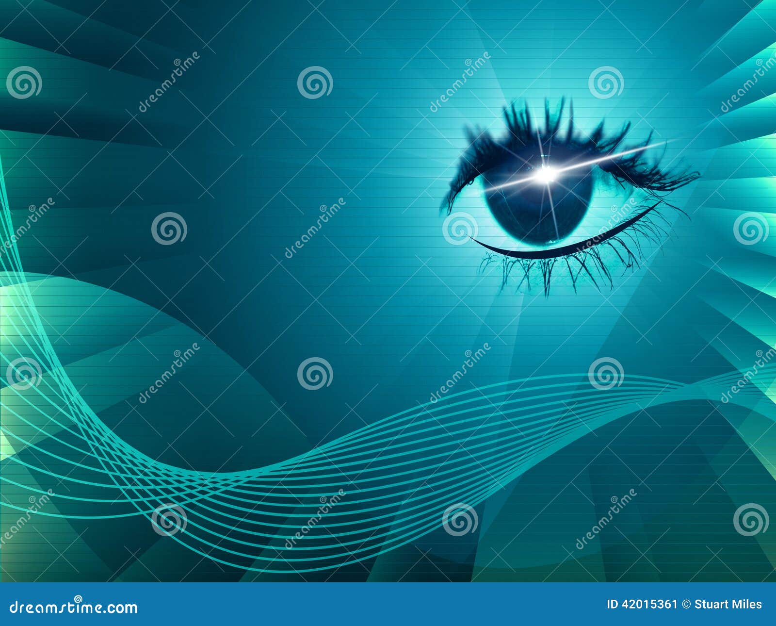 Eye Twirl Indicates Light Burst and Artistic Stock Illustration Illustration of glow, design