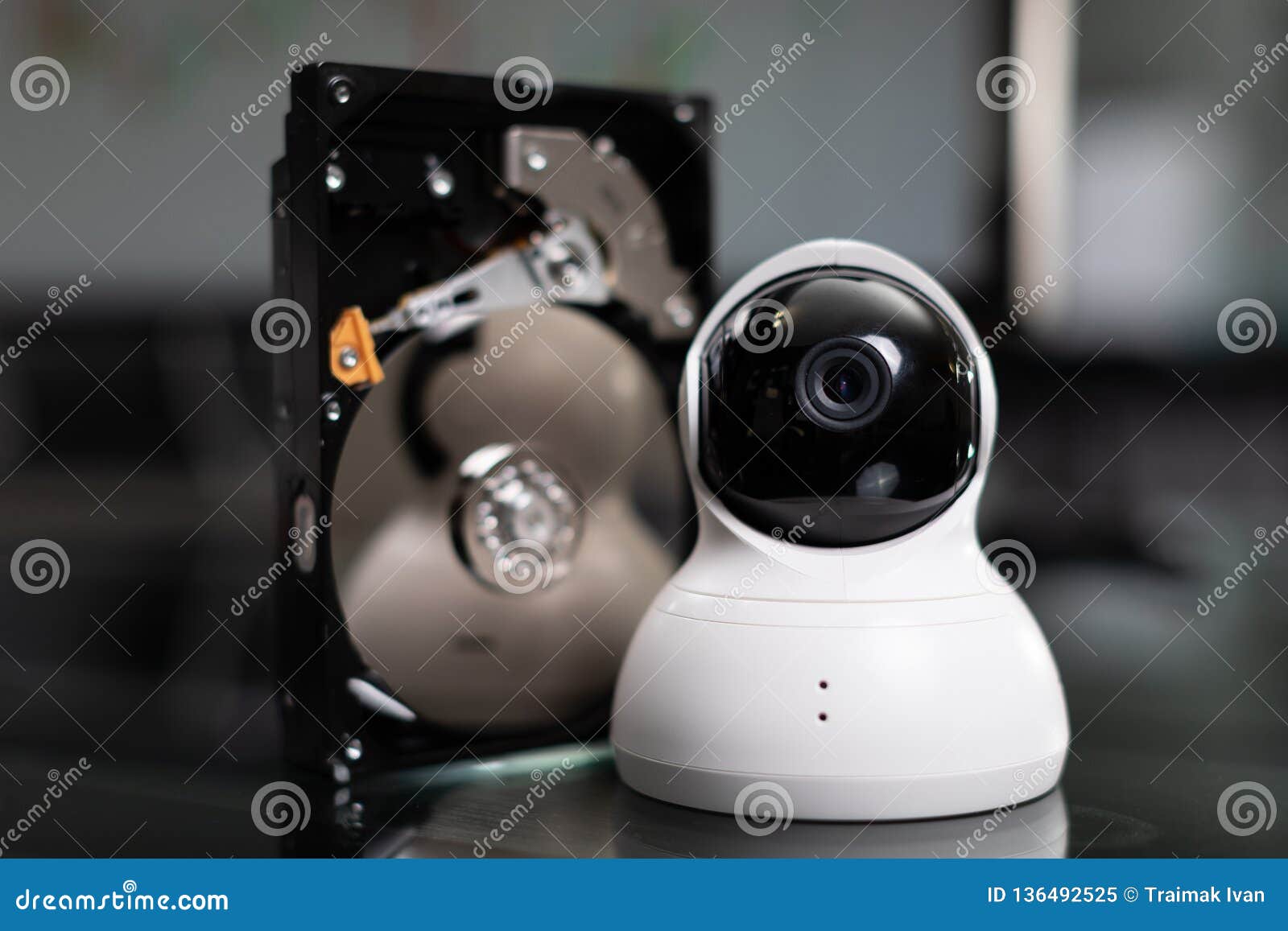 Winchester with cam on a Dark Background Stock Image Image of