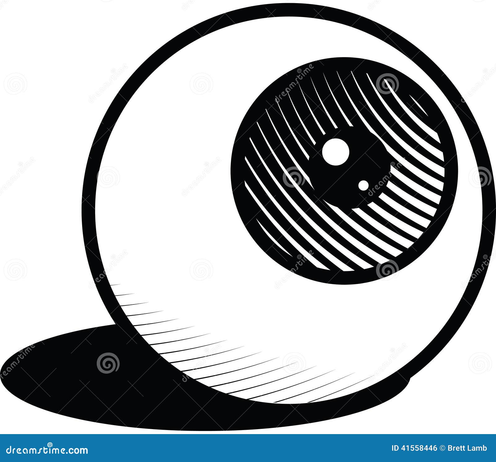 Eyeball stock illustration. Illustration of illustration - 41558446