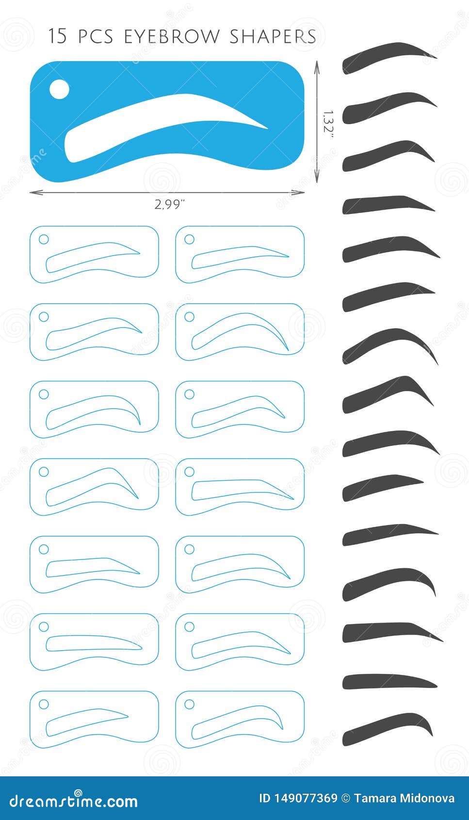 eyebrow stencils