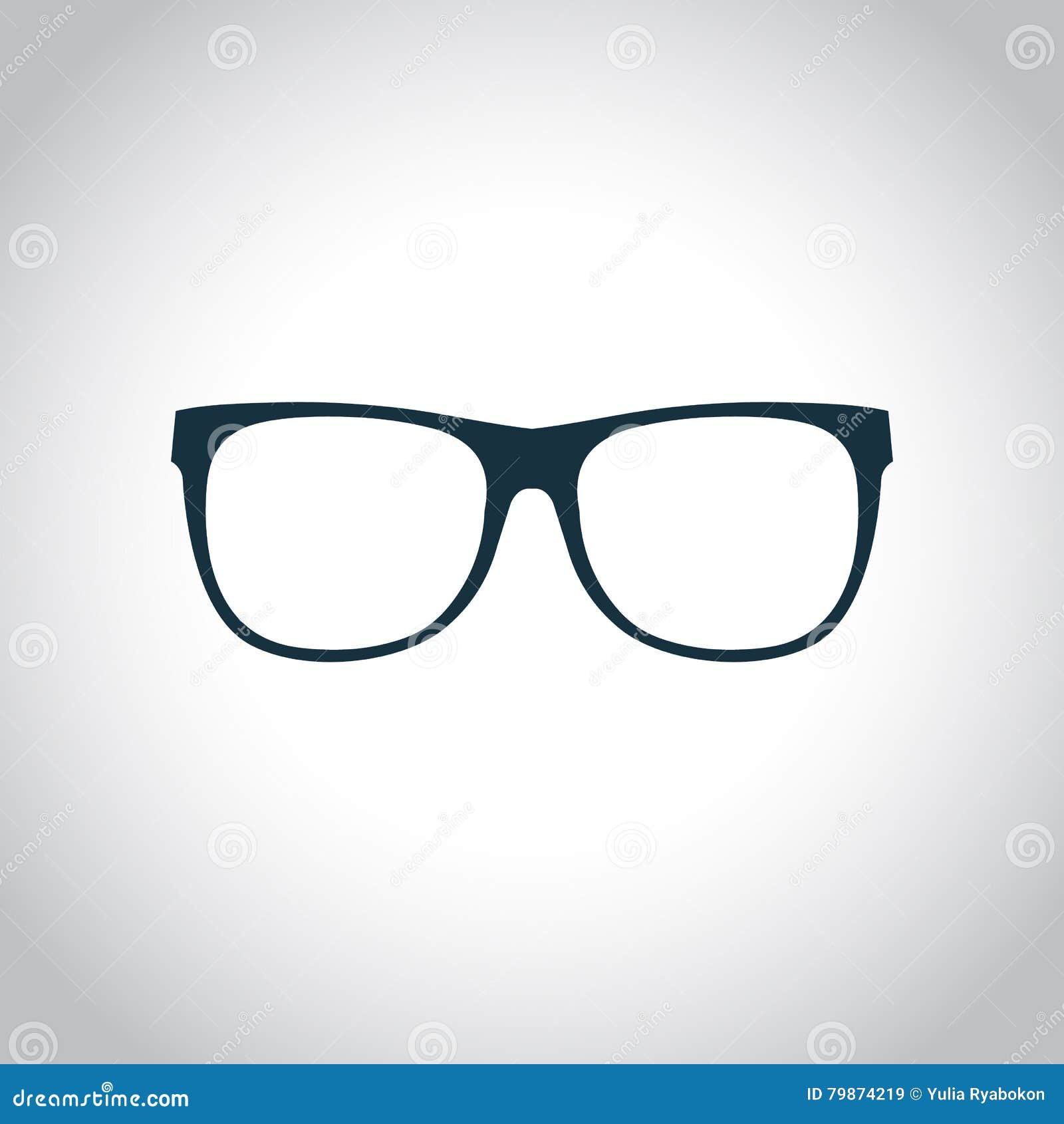 eyeglasses black icon