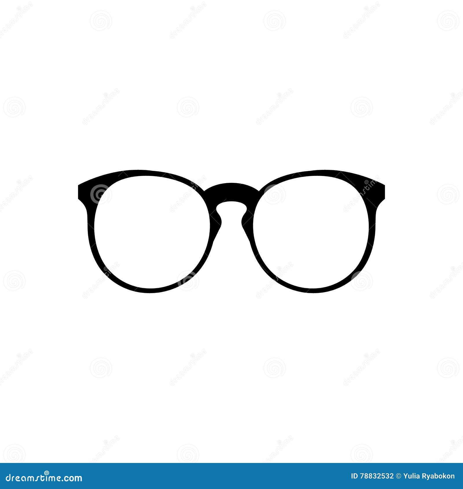 eyeglasses icon simple