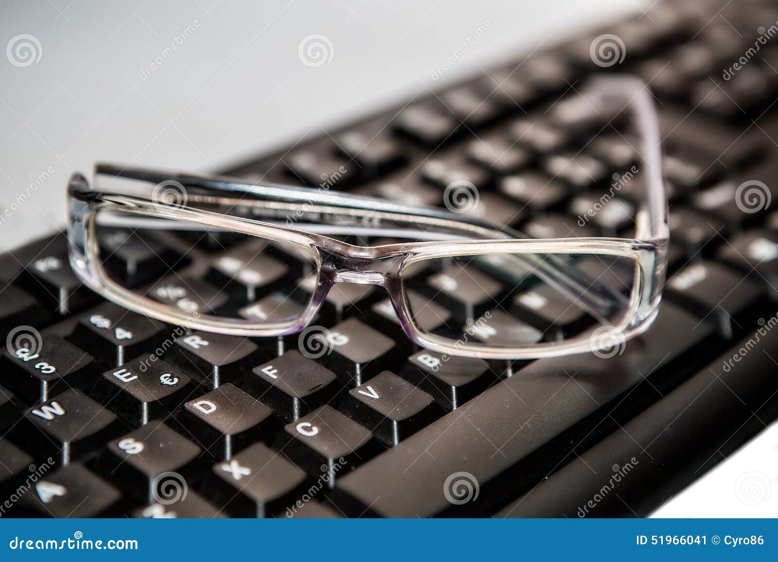 eyeglasses with keyboard