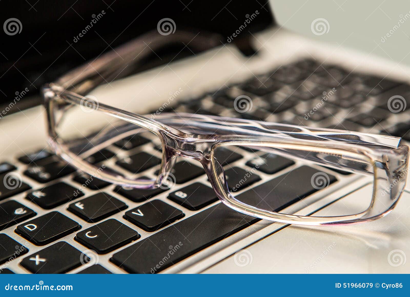 eyeglasses with keyboard