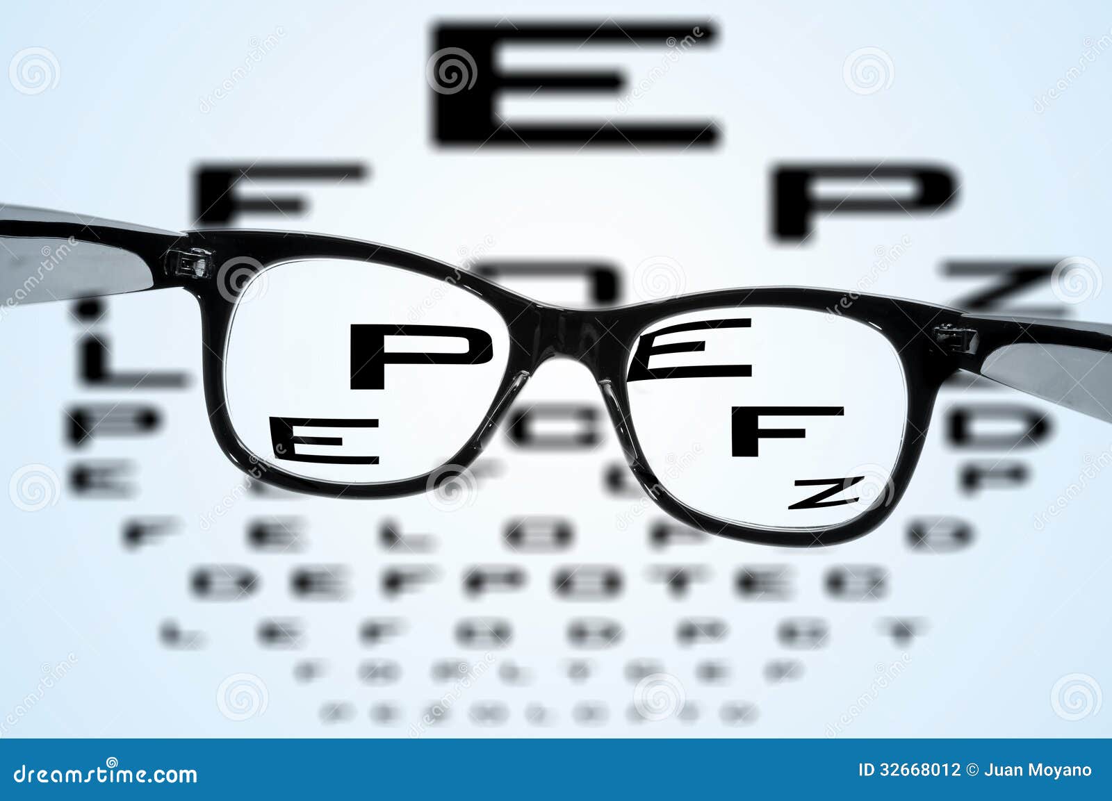 Eyeglasses stock photo. Image of lenses, oculist, chart 32668012
