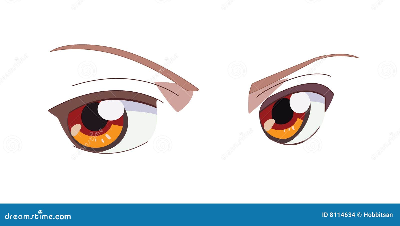 Eyes stock vector. Illustration of drawing, attractive - 8114634