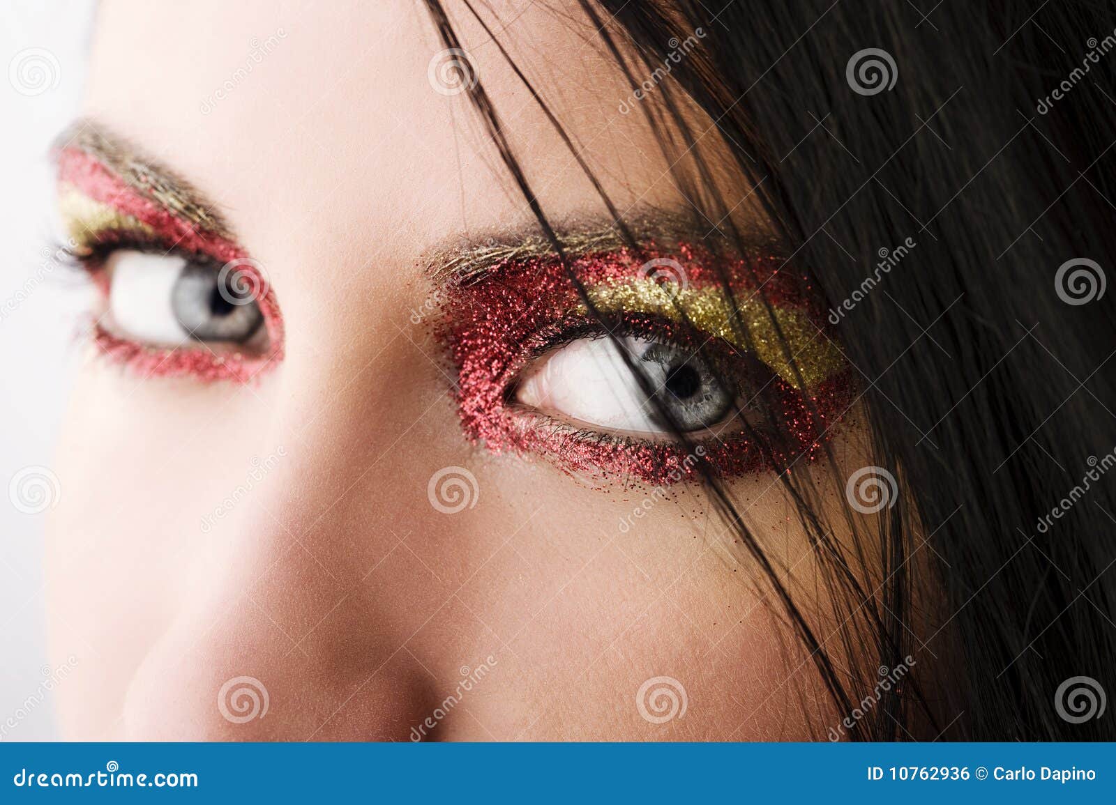 Eyes looking hard stock photo. Image of closeup, attractive - 10762936