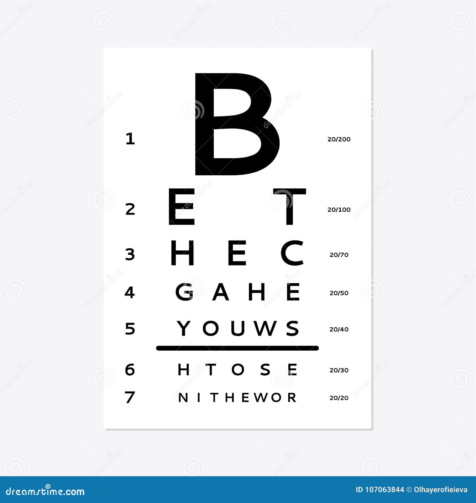 Eye Test Chart Download