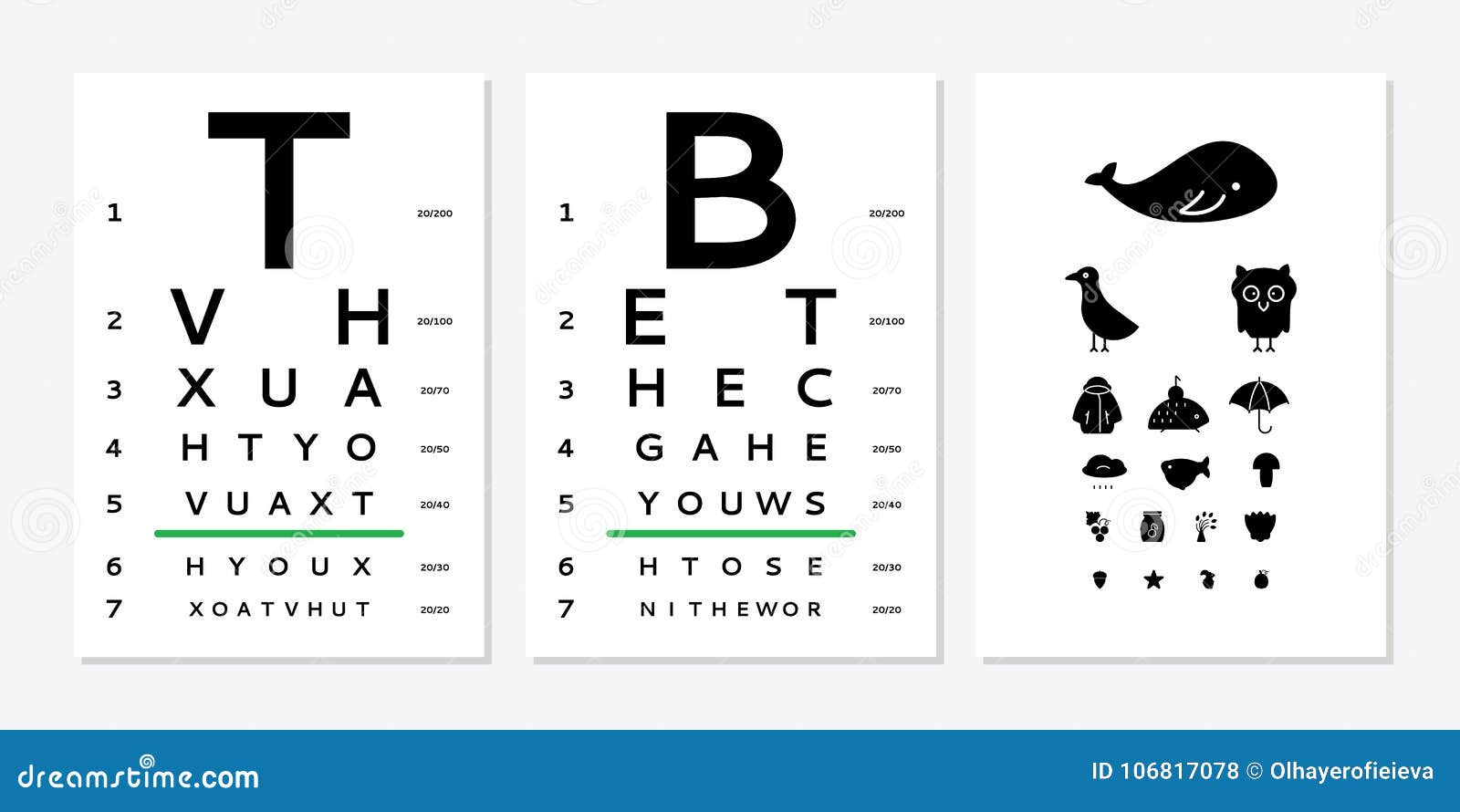 Vision Chart Children