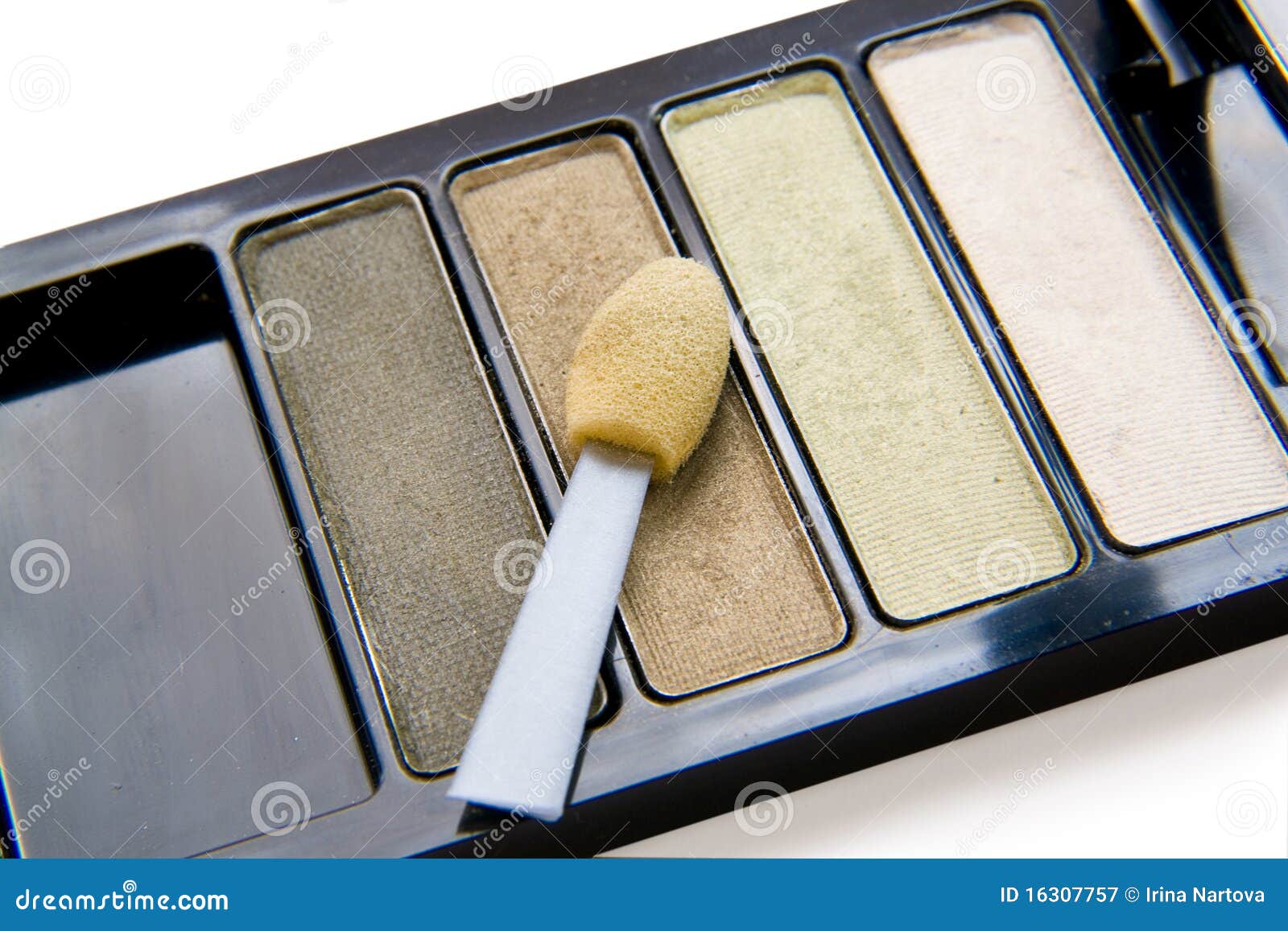 Eyeshadows kit stock image. Image of descriptive, gray 16307757