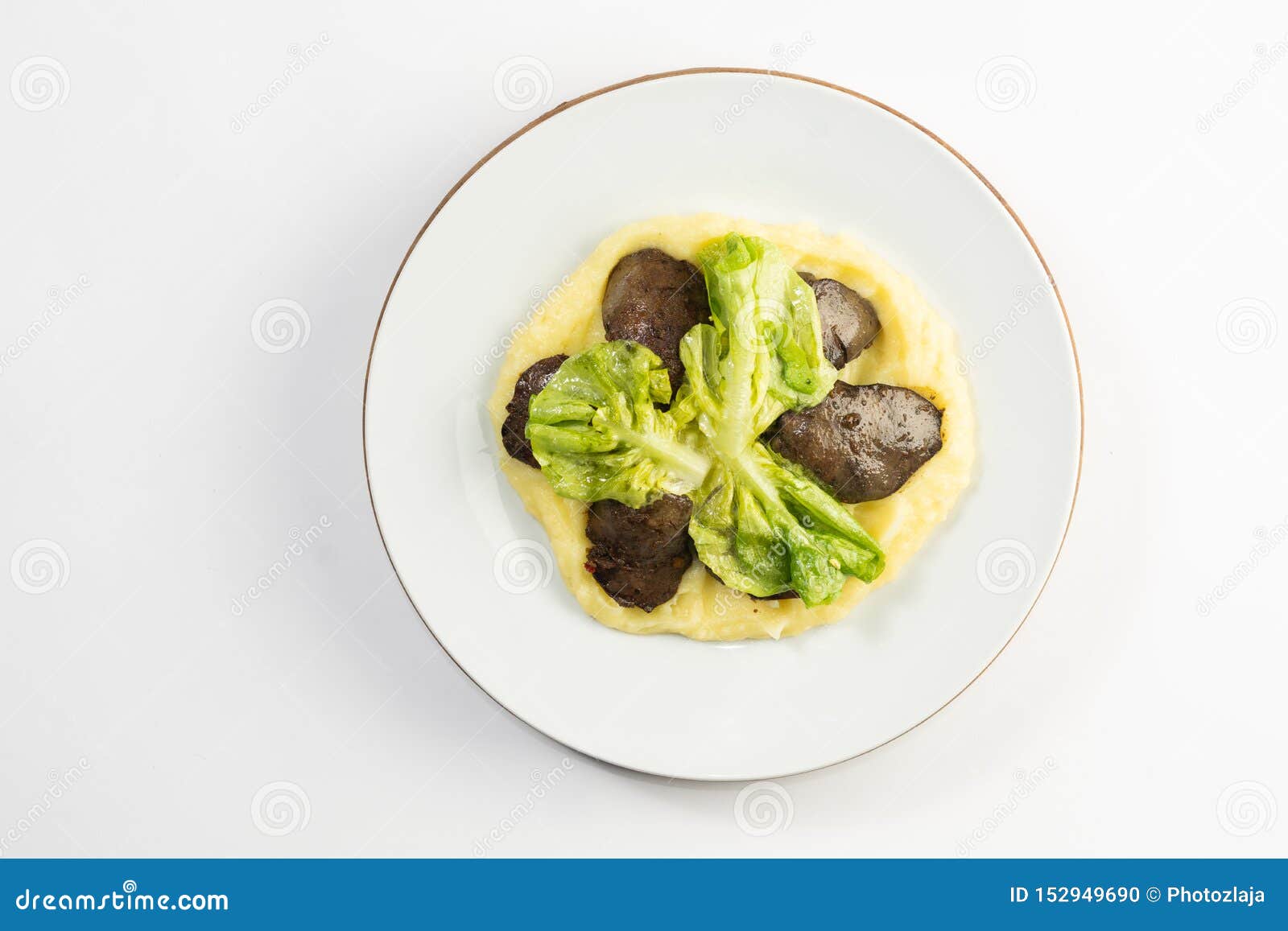 Salada com Fígado de Frango 