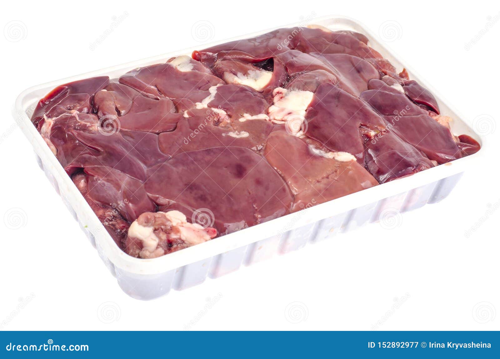 Fígado De Galinha Na Bandeja Foto de Stock - Imagem de calorias, preparado:  152892964