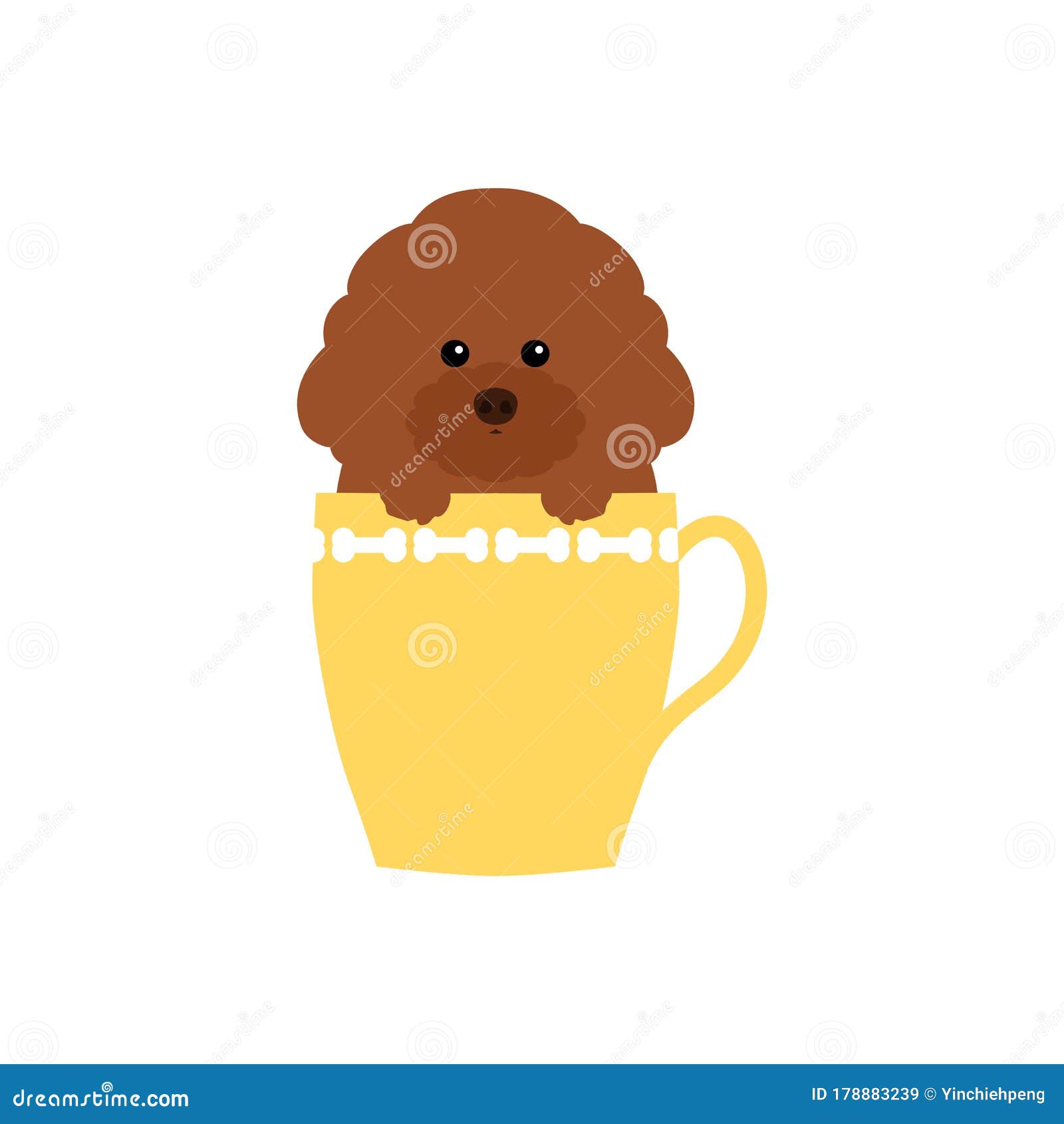 poodle cup dog