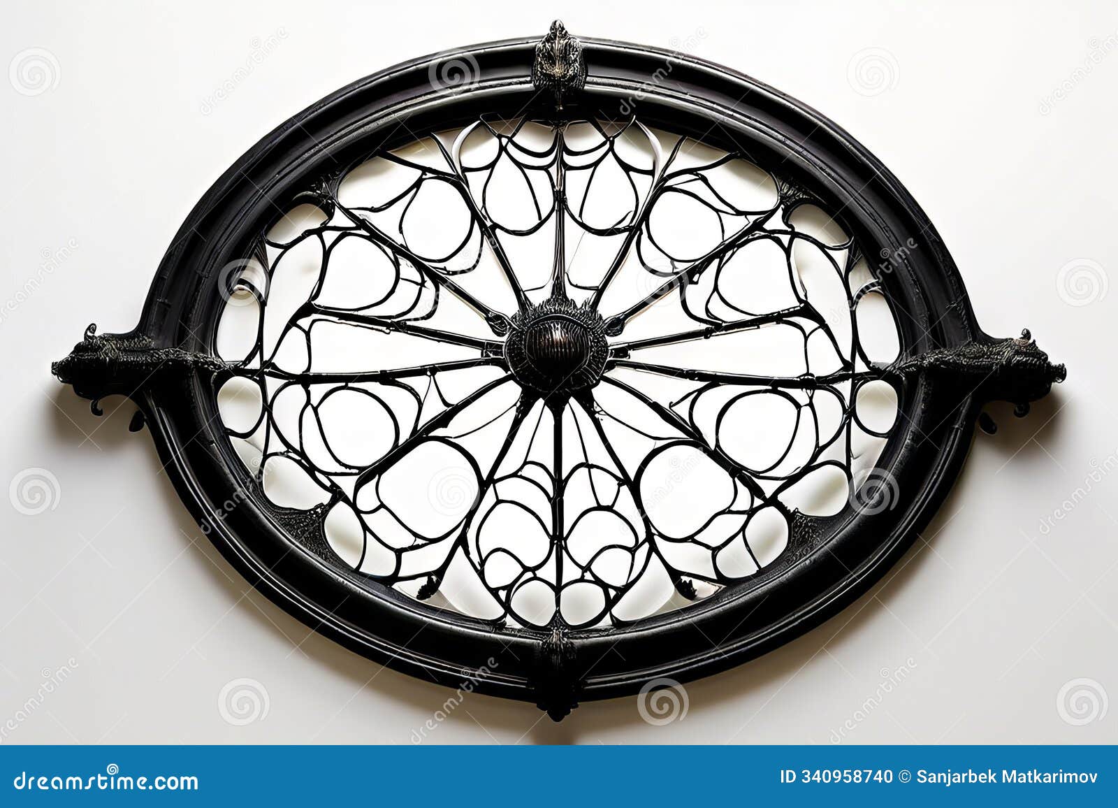 federal style fanlight delicate spider web like muntins in a sem