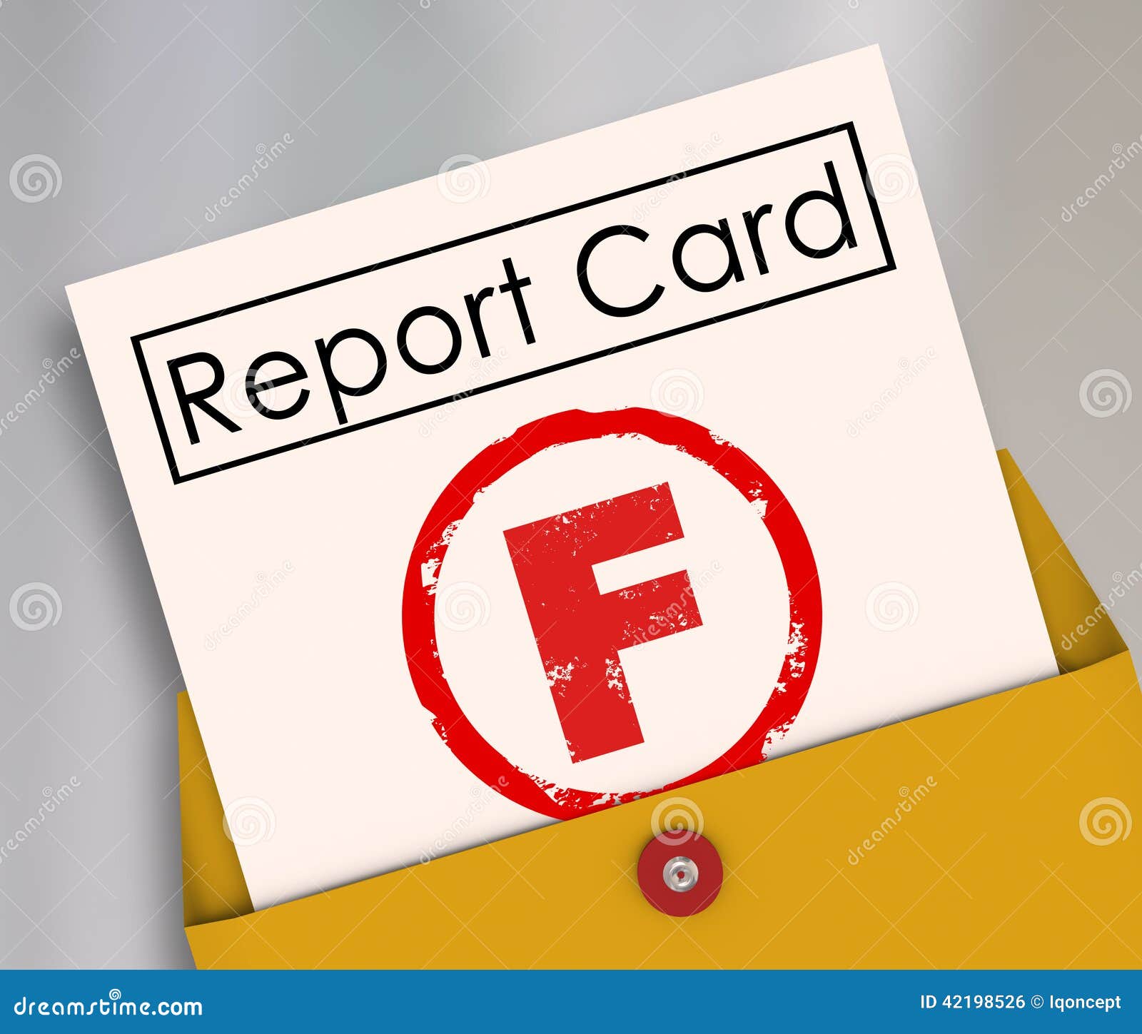 f failing grade score report card poor performance failure