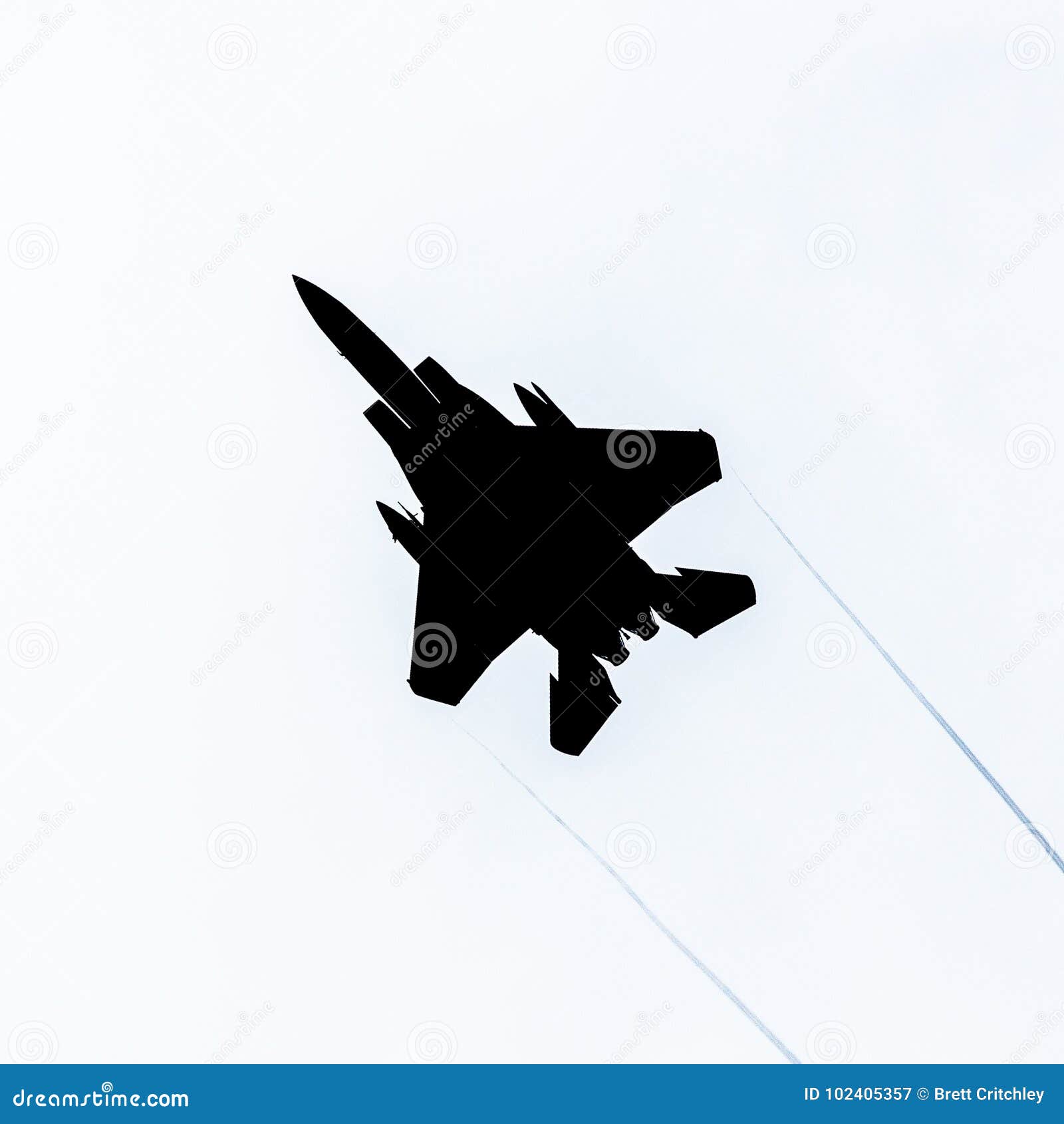 F15 Strike Eagle Fighter Jet Silhouette Stock Image - Image of mission, tra...
