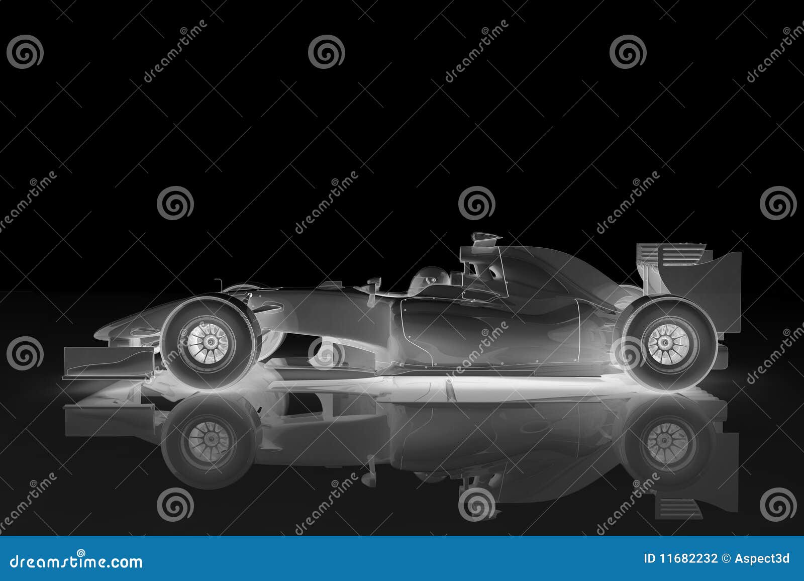 F1 Car stock illustration