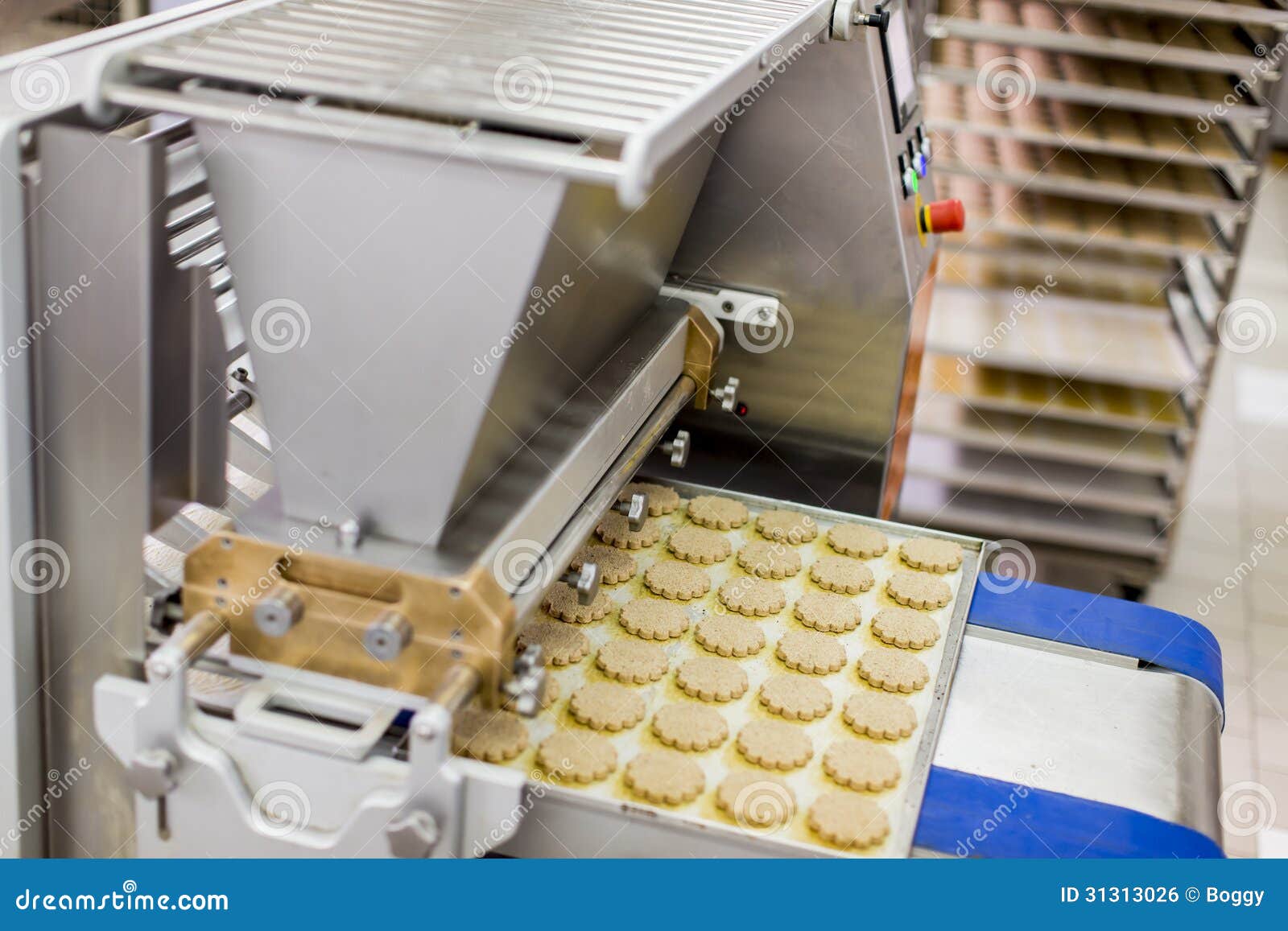 Fabbrica dei biscotti fotografia stock. Immagine di alimento 31313026