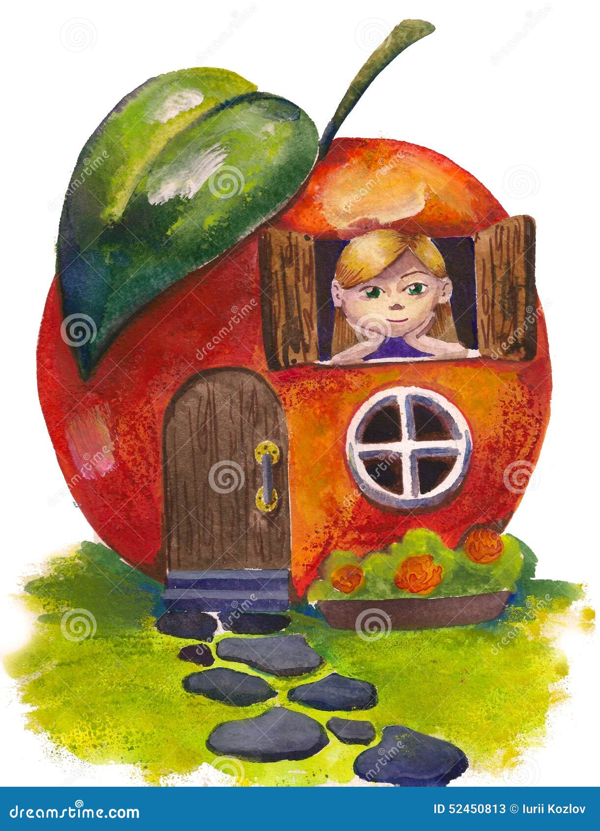 Fable house stock illustration. Illustration of graphics 52450813