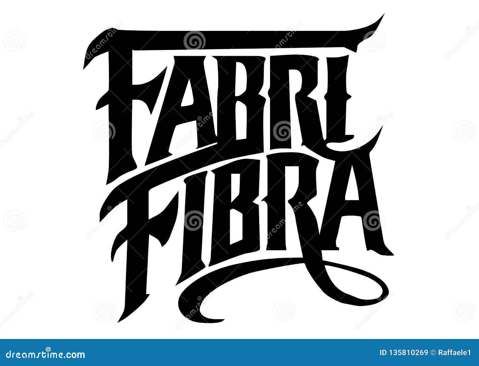 Fabri Fibra Logo Cartoon Vector | CartoonDealer.com #135810269