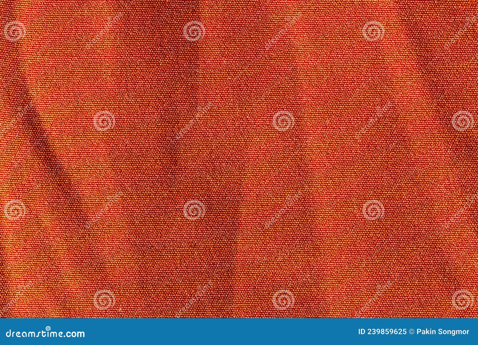 Fabric Background with an Orange Fabric Cloth Polyester Texture Stock