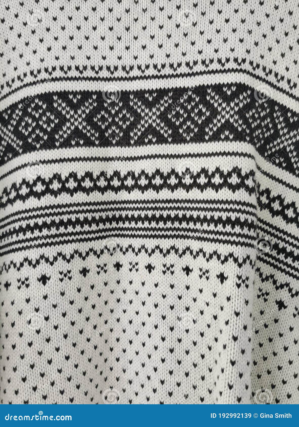 Fabric with Black and Cream Colors. Stock Image Image of tones, close