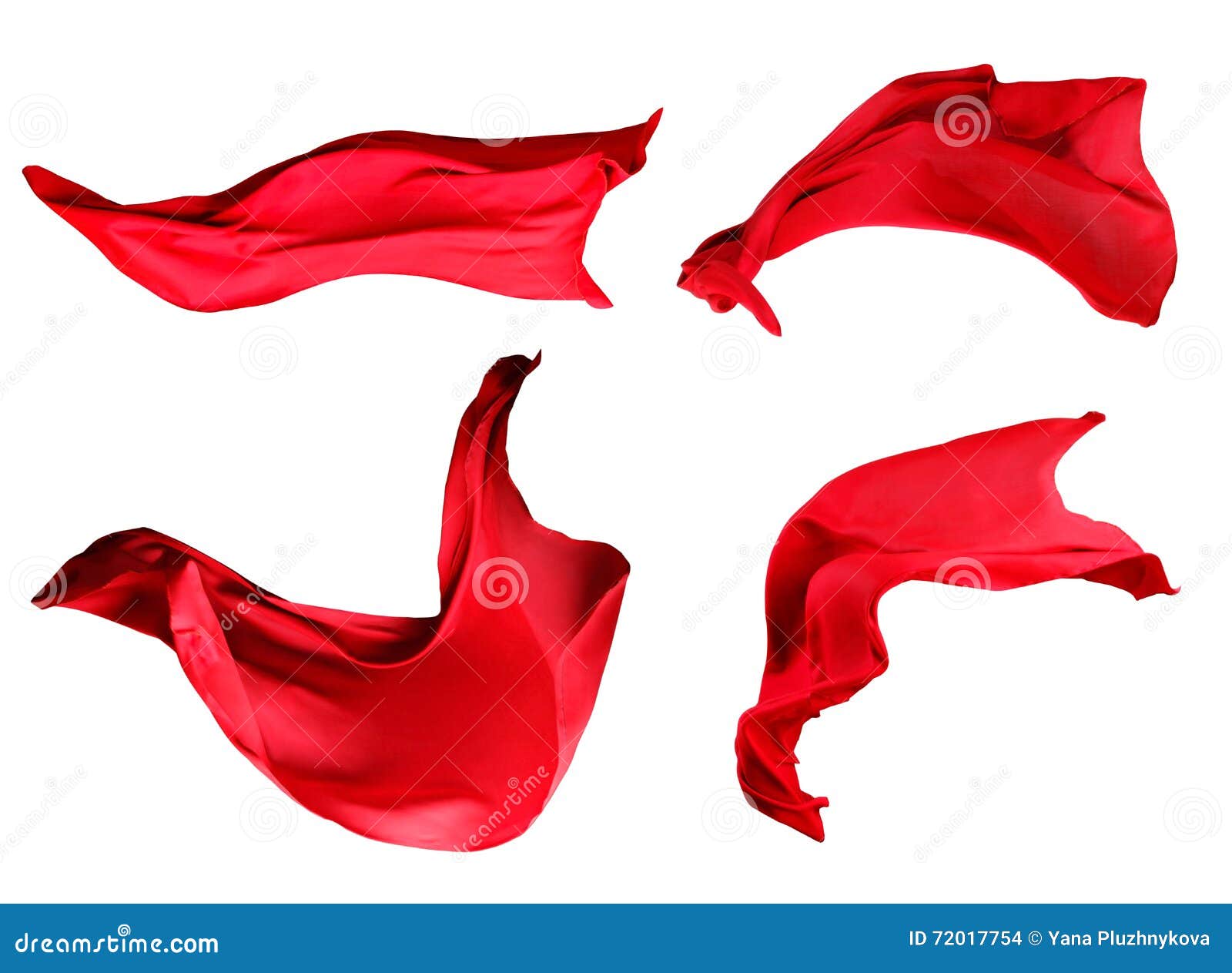 fabric cloth flowing on wind