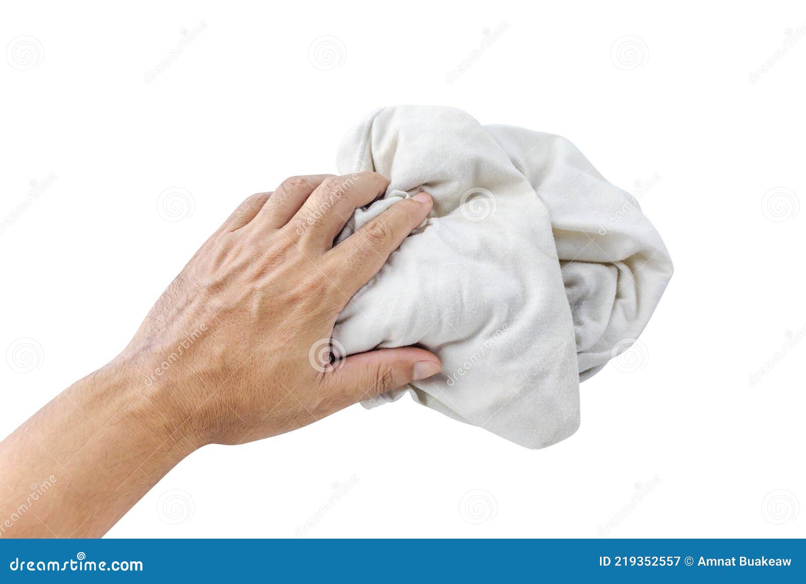 Fabric Dirty Ragged in Hand of Man Isolated on White, Cleaning Rag Dry,  Dirty Cloth, Kitchen Rag, Washing, Wiping, Cleaning Stock Image - Image of  bathroom, holding: 219352557