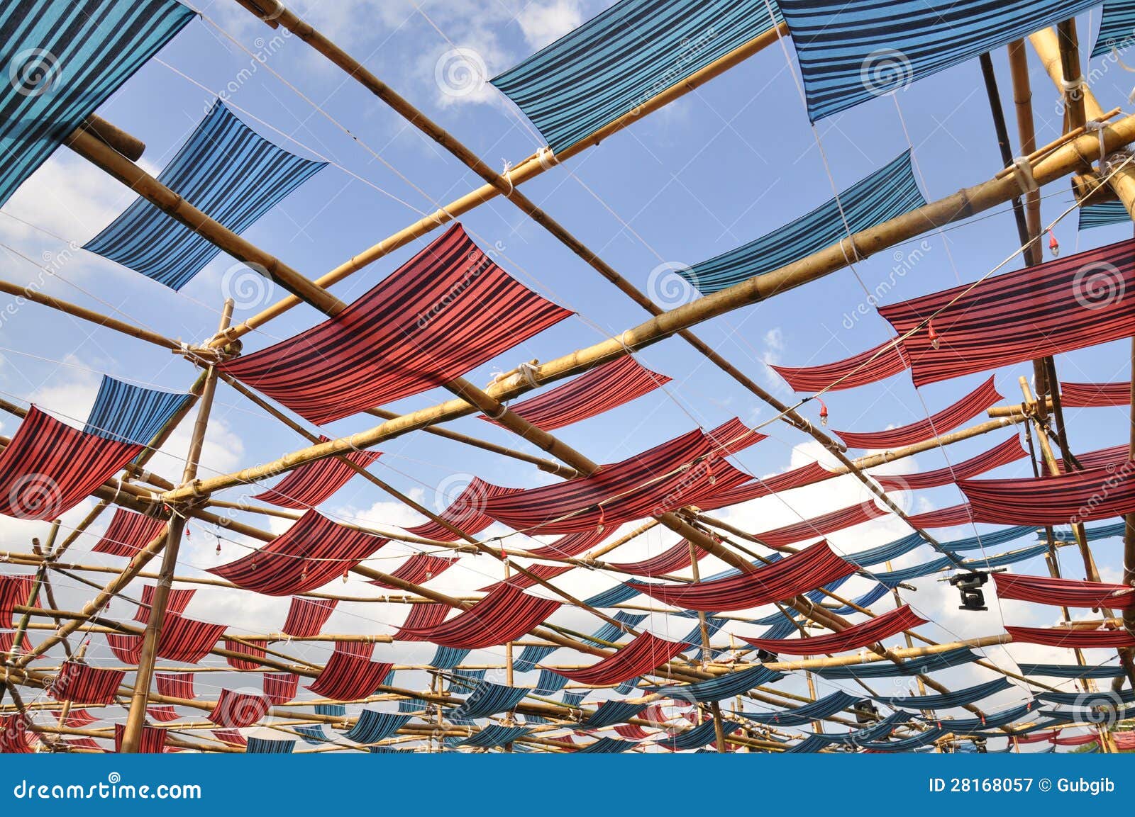 Fabric roof stock image. Image of colorful, colour, design 28168057