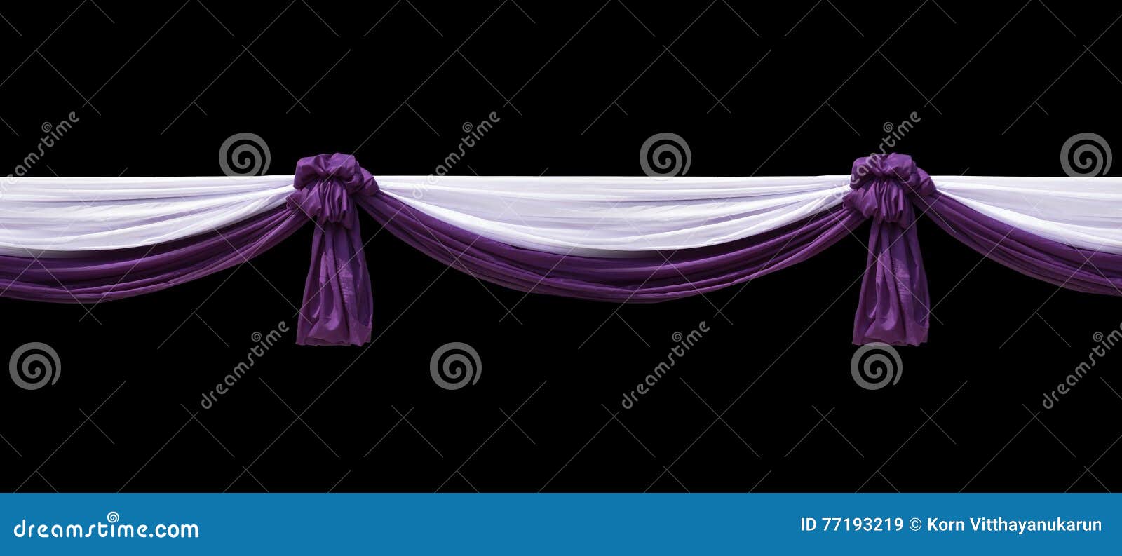 Fabric Stage Decoration Object. Stock Image Image of flag, design
