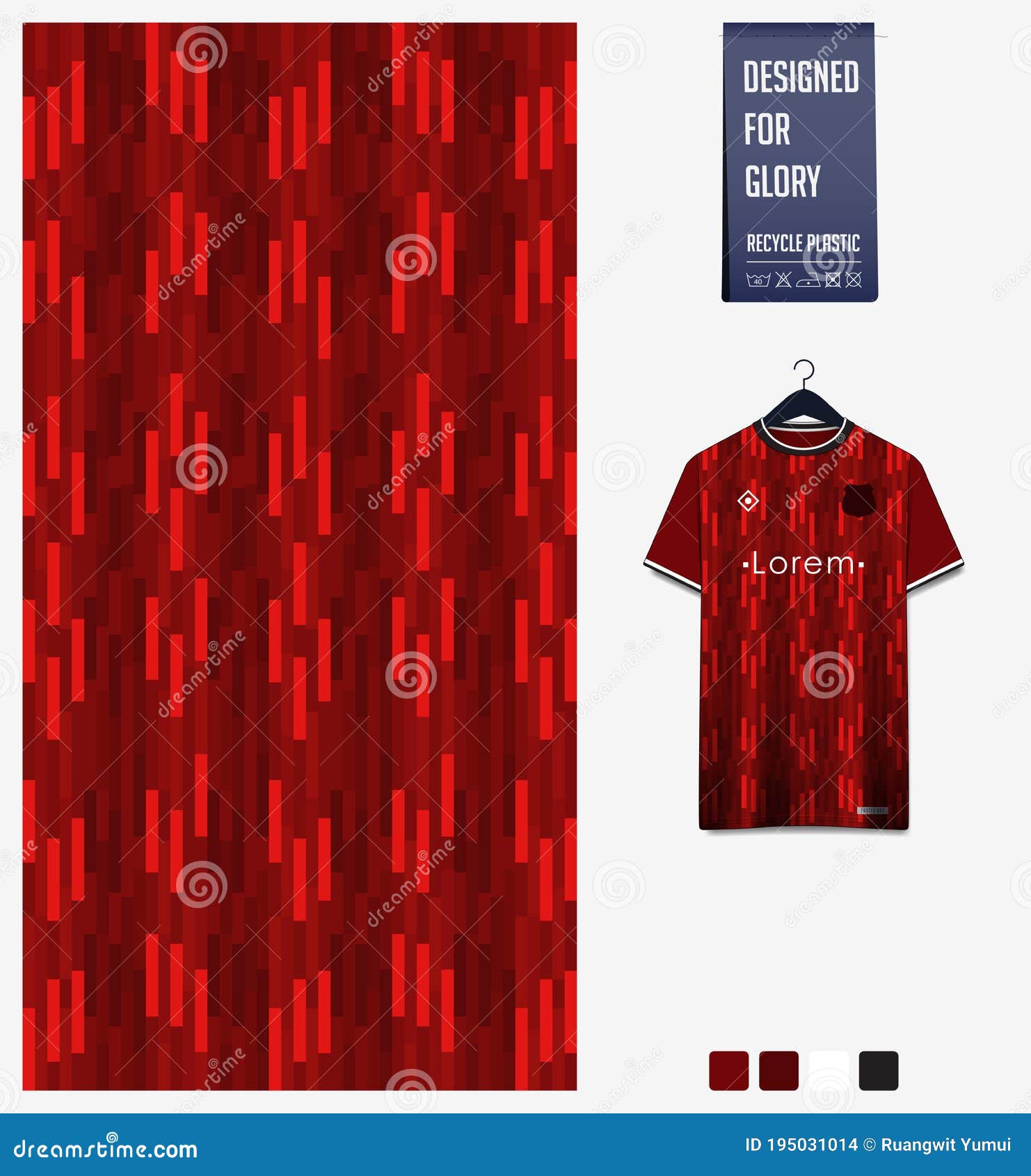 football shirt pattern