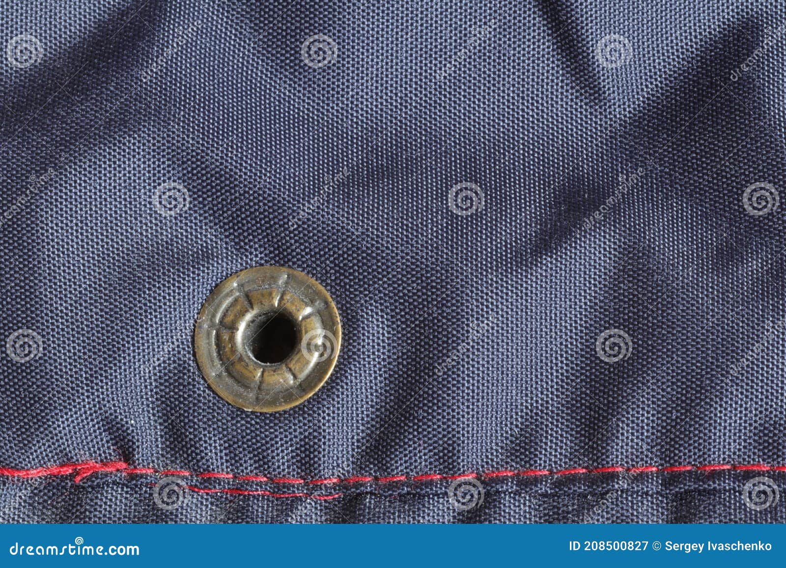 Riveted fabric texture. stock image. Image of clothing 208500827