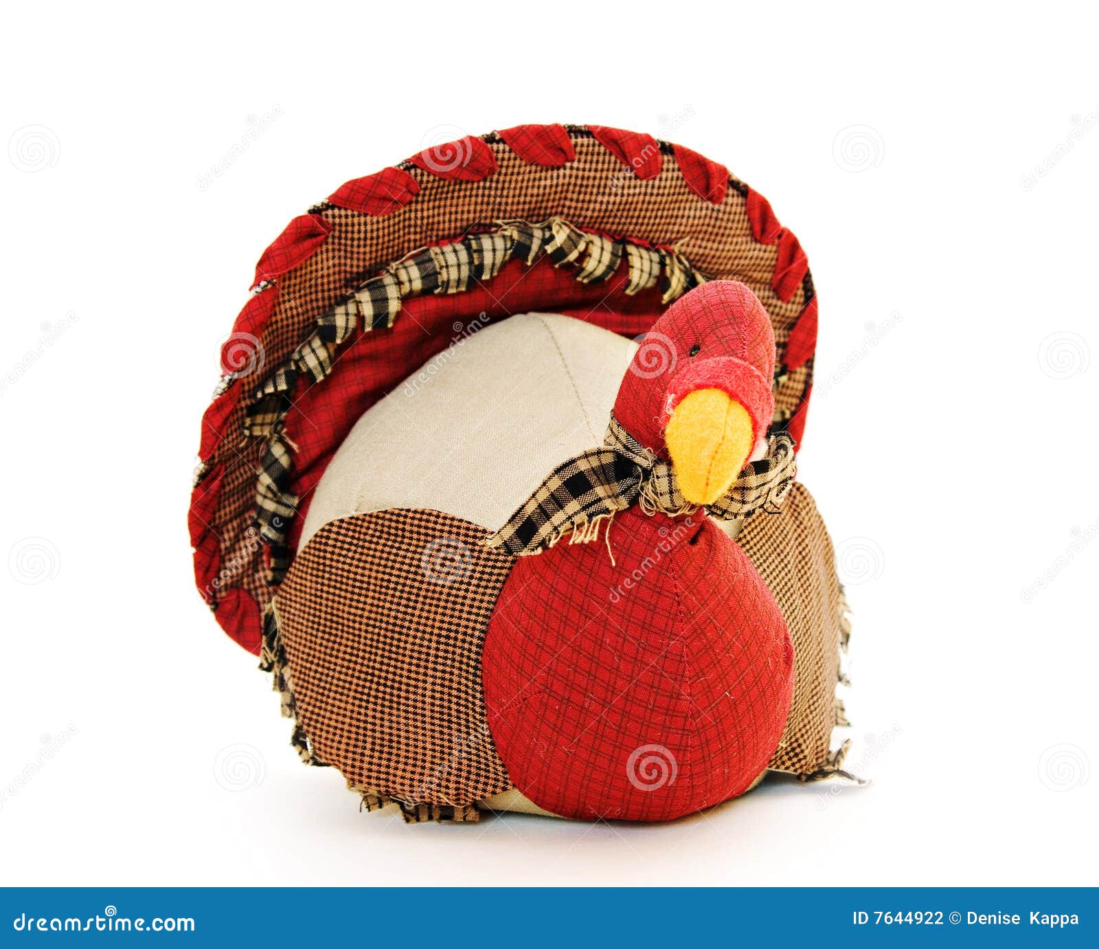 Fabric Turkey Decoration stock photo. Image of october - 7644922