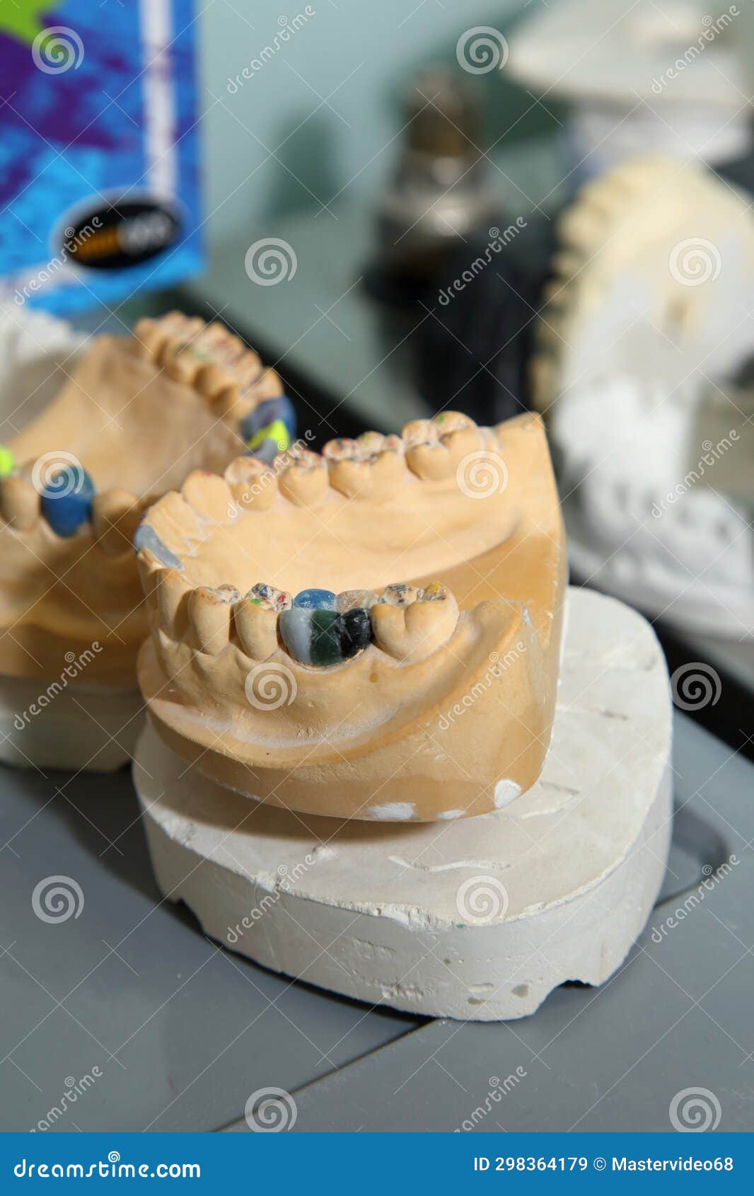 Fabrication of Dental Crowns and Dentures Made of Ceramic. Ceramic Dental Crowns for Implants