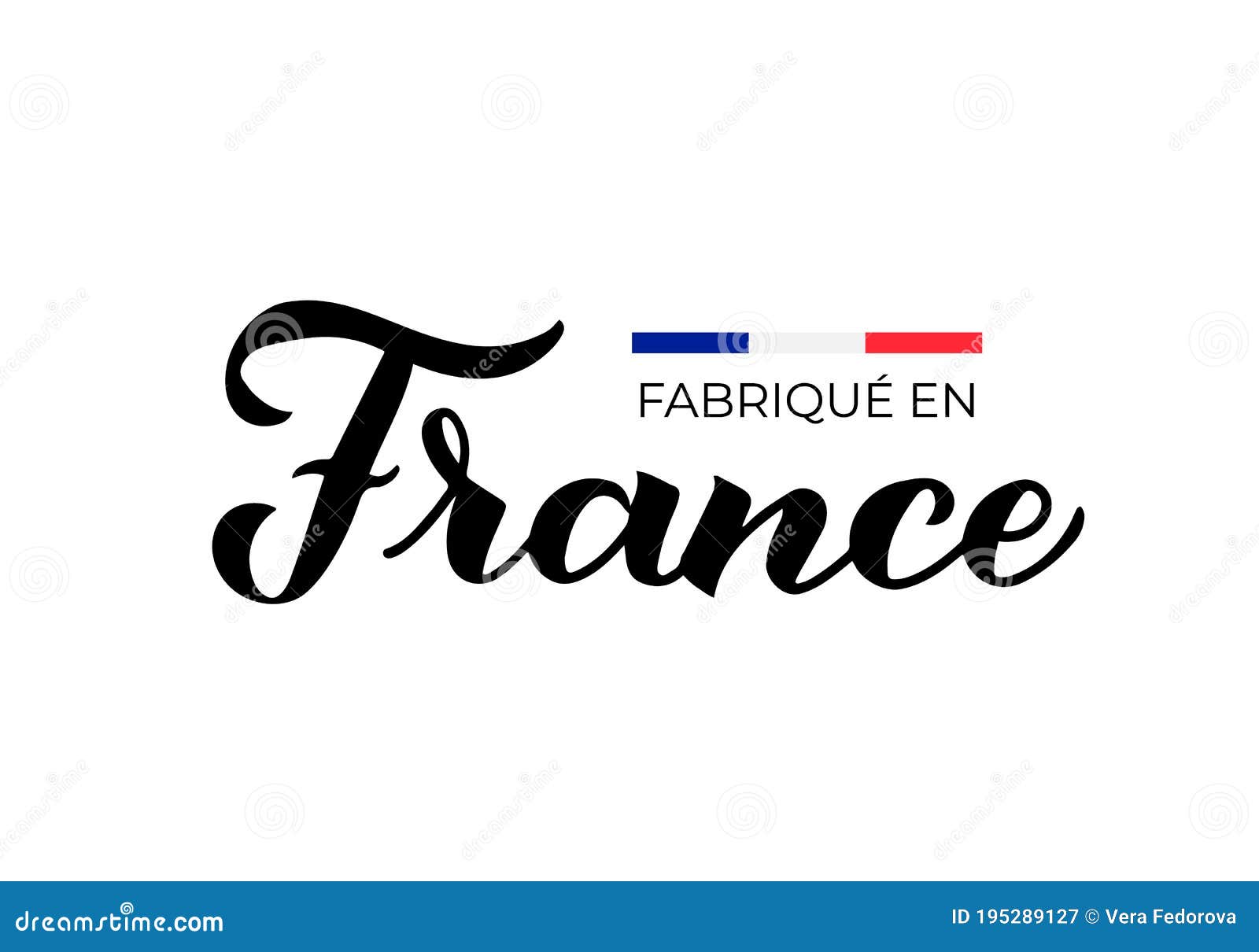 Fabrique En France - Made in France in French Calligraphy Hand Lettered ...