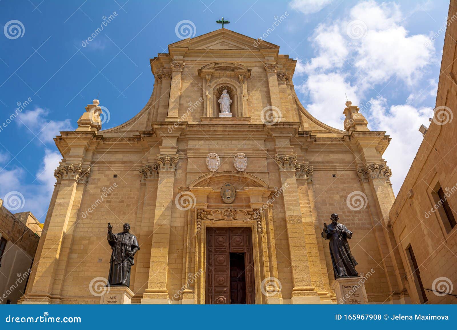 Facade Of The Cathedral Of The Assumption In The ...